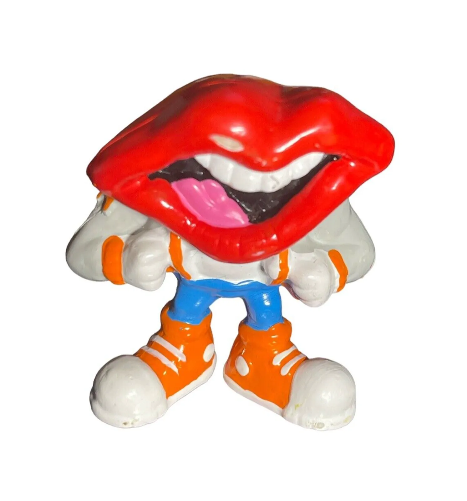 Product image for Vintage General Foods Tang Big Mouth Hot Lips PVC Advertising Figurines Figures