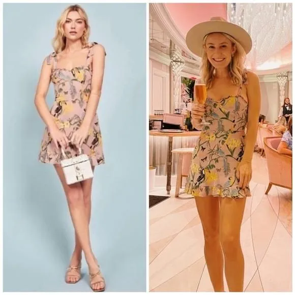 Product image for Reformation Christine Mini Dress - Conga Floral Size 10