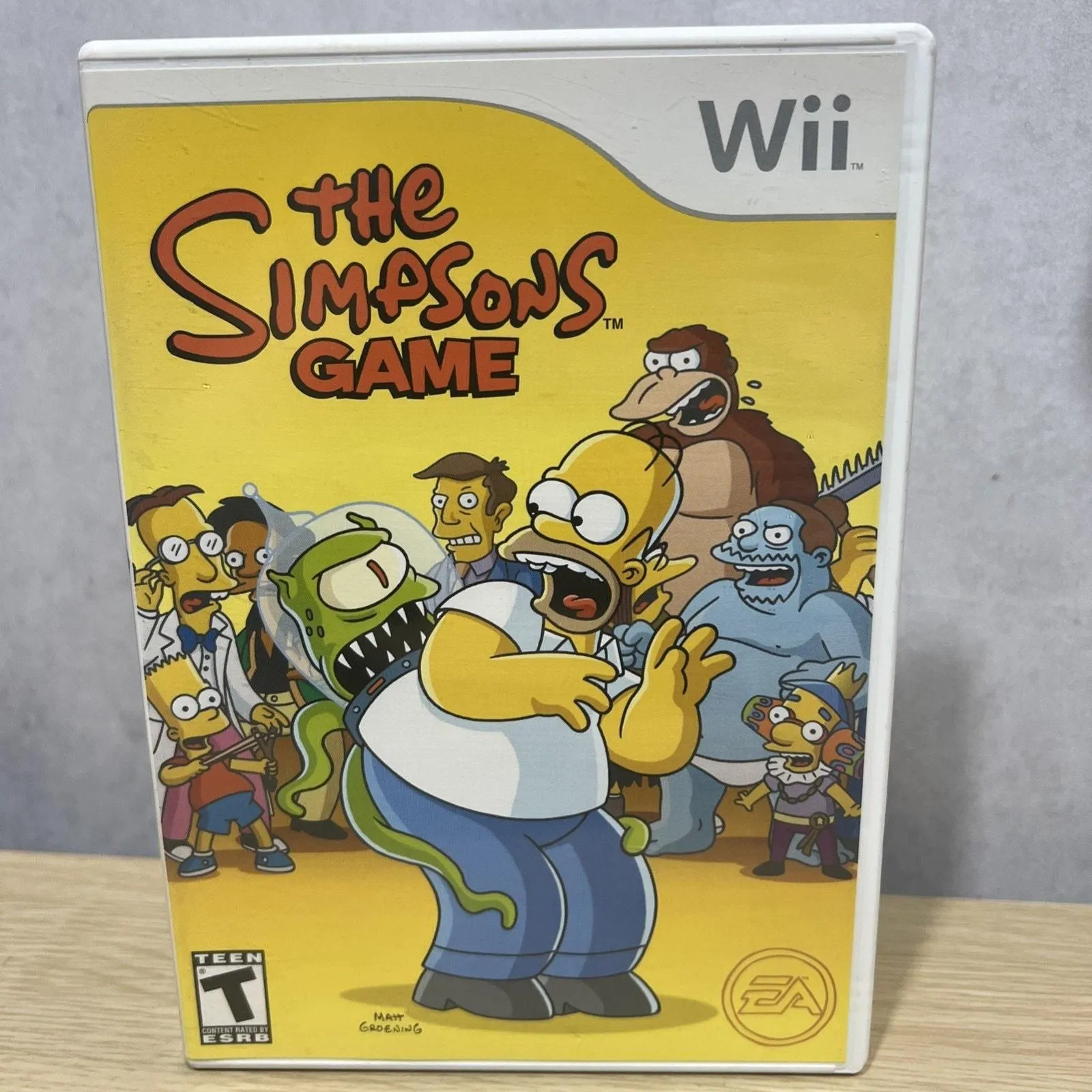 Product image for The Simpsons Game - Nintendo Wii Complete Working