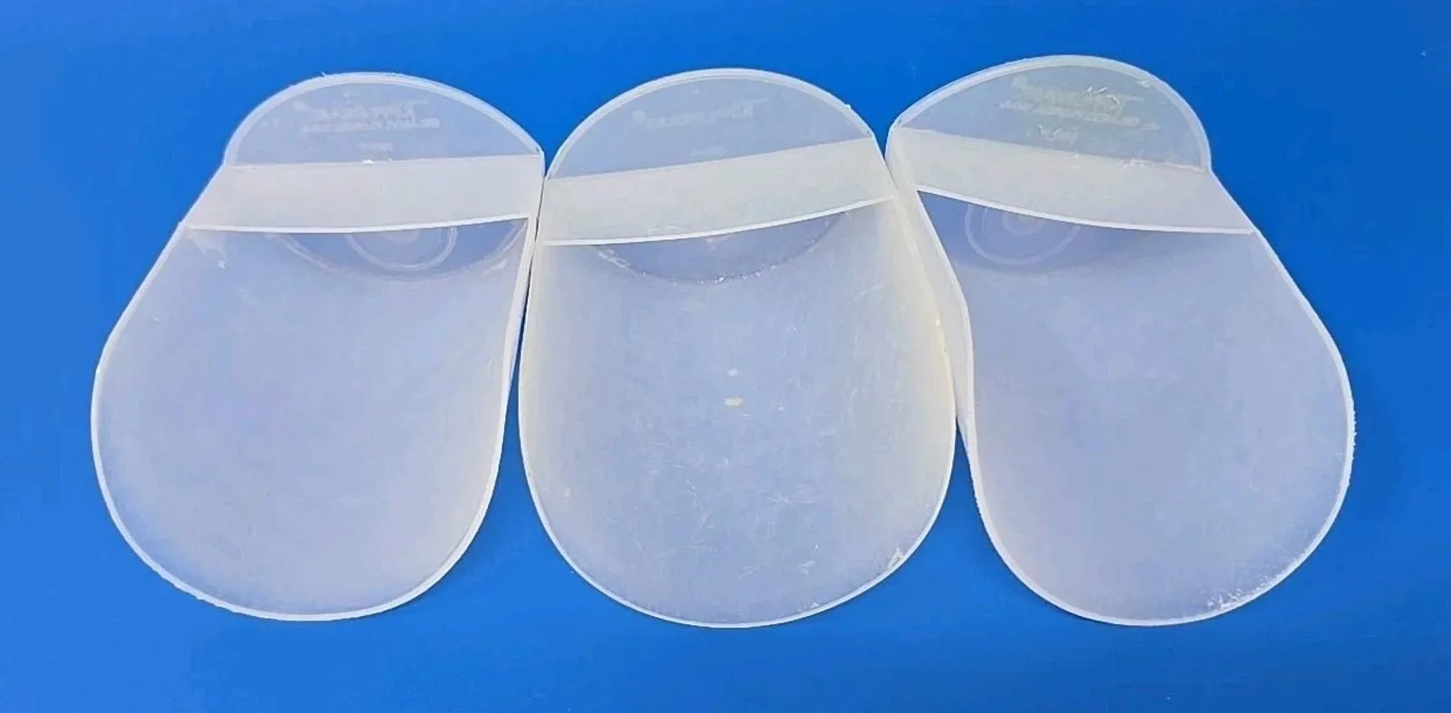 Product image for Vintage 3 Tupperware 292-7(2) & -4 Sheer Rocker Scoops Kitchen Flour Sugar U143