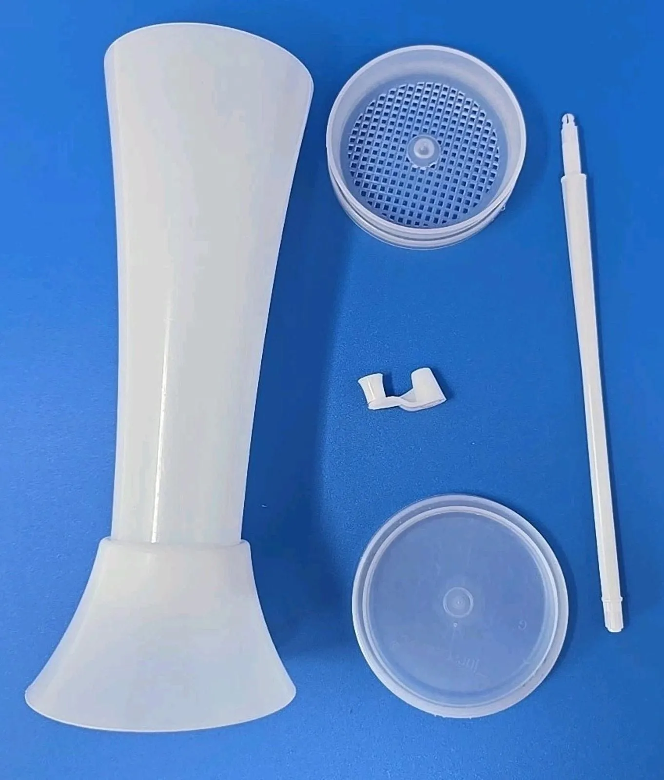Product image for Vtg Tupperware Jiffi Sift N Store Powdered Sugar Jiffy Sifter No CROSS PADDLE