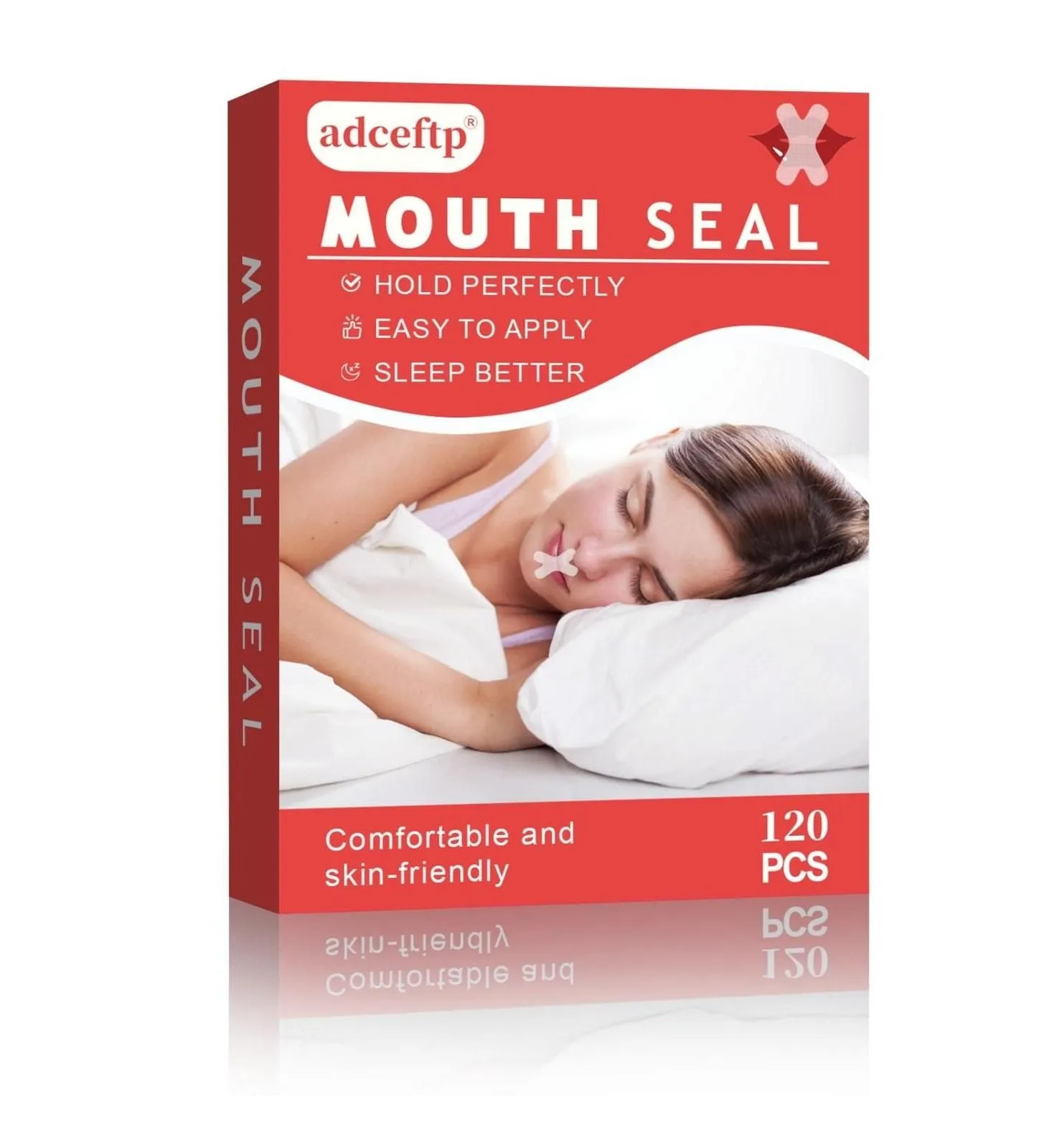 Product image for  Decatela Mouth Seal Sleeping Mouth Tape 120 Pieces