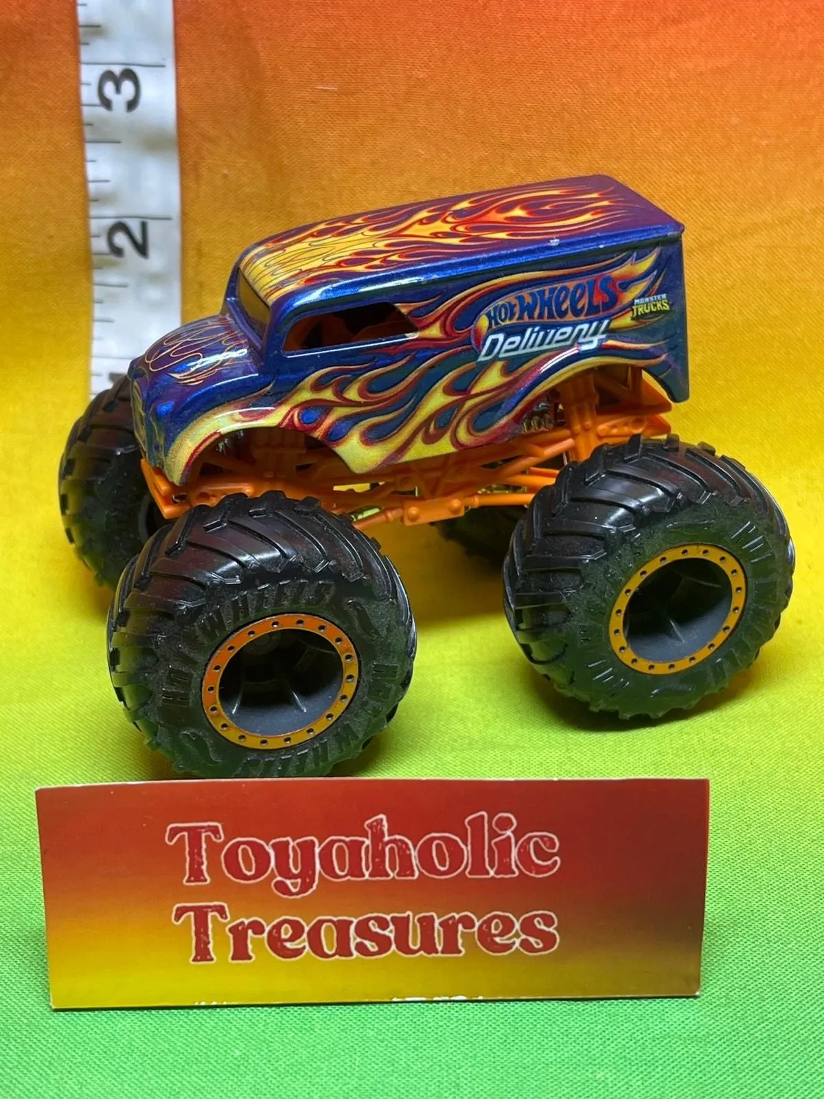Product image for Hot Wheels Monster Jam Delivery Flames Truck

