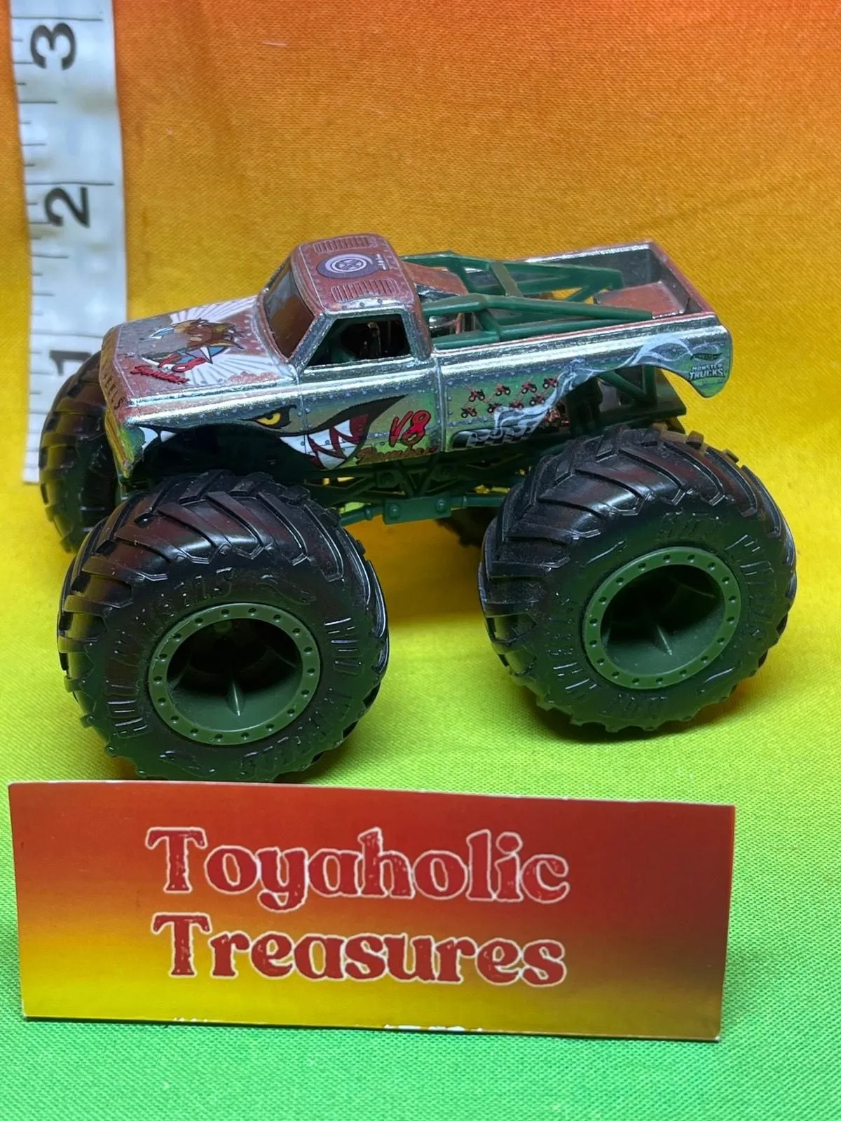 Product image for Hot Wheels Monster Jam V8 Bomber Truck

