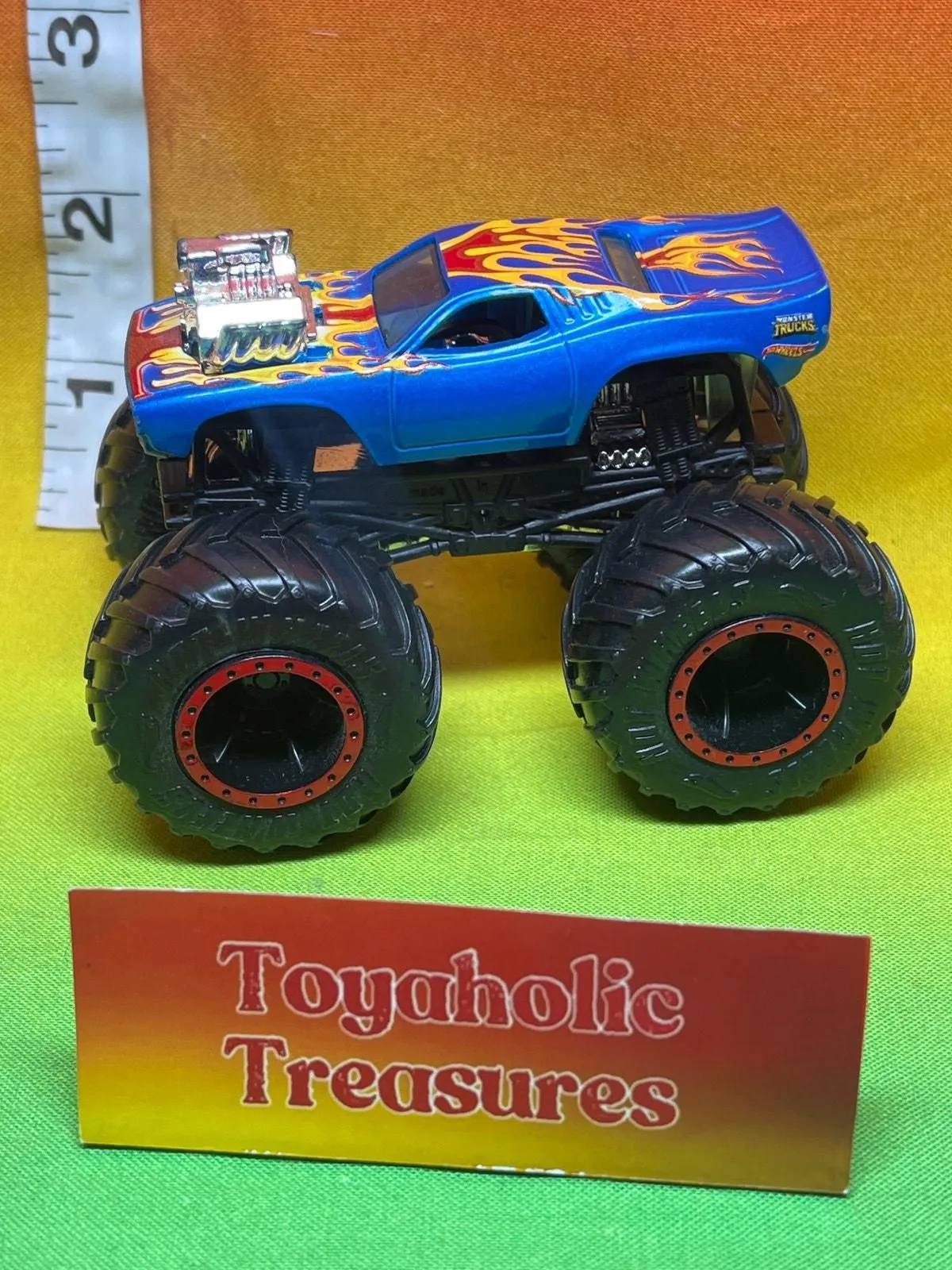 Product image for Hot Wheels Monster Rodger Dodger Hot Rod Truck

