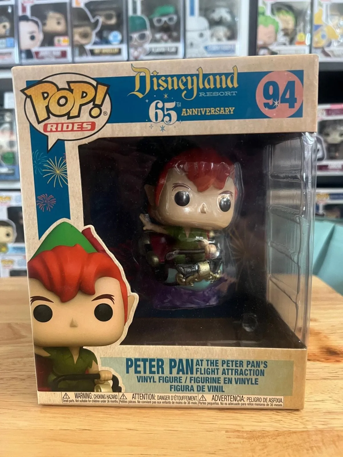 Product image for VAULTED Peter Pan's Flight Attraction Funko Pop RIDES #94 Disneyland Disney Film