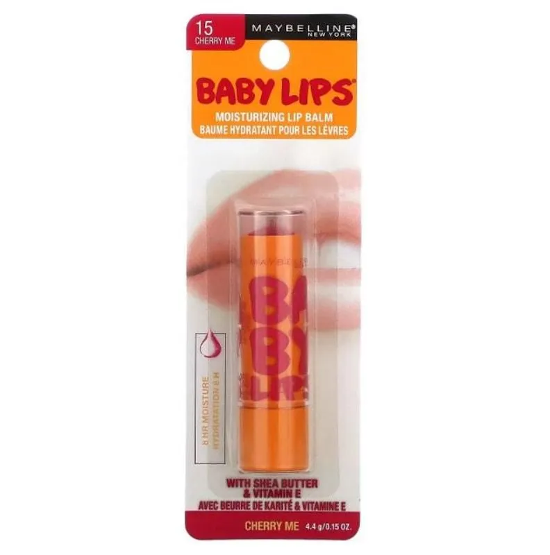 Product image for Maybelline Baby Lips Moisturizing Lip Balm 15 Cherry Me 0.15 oz