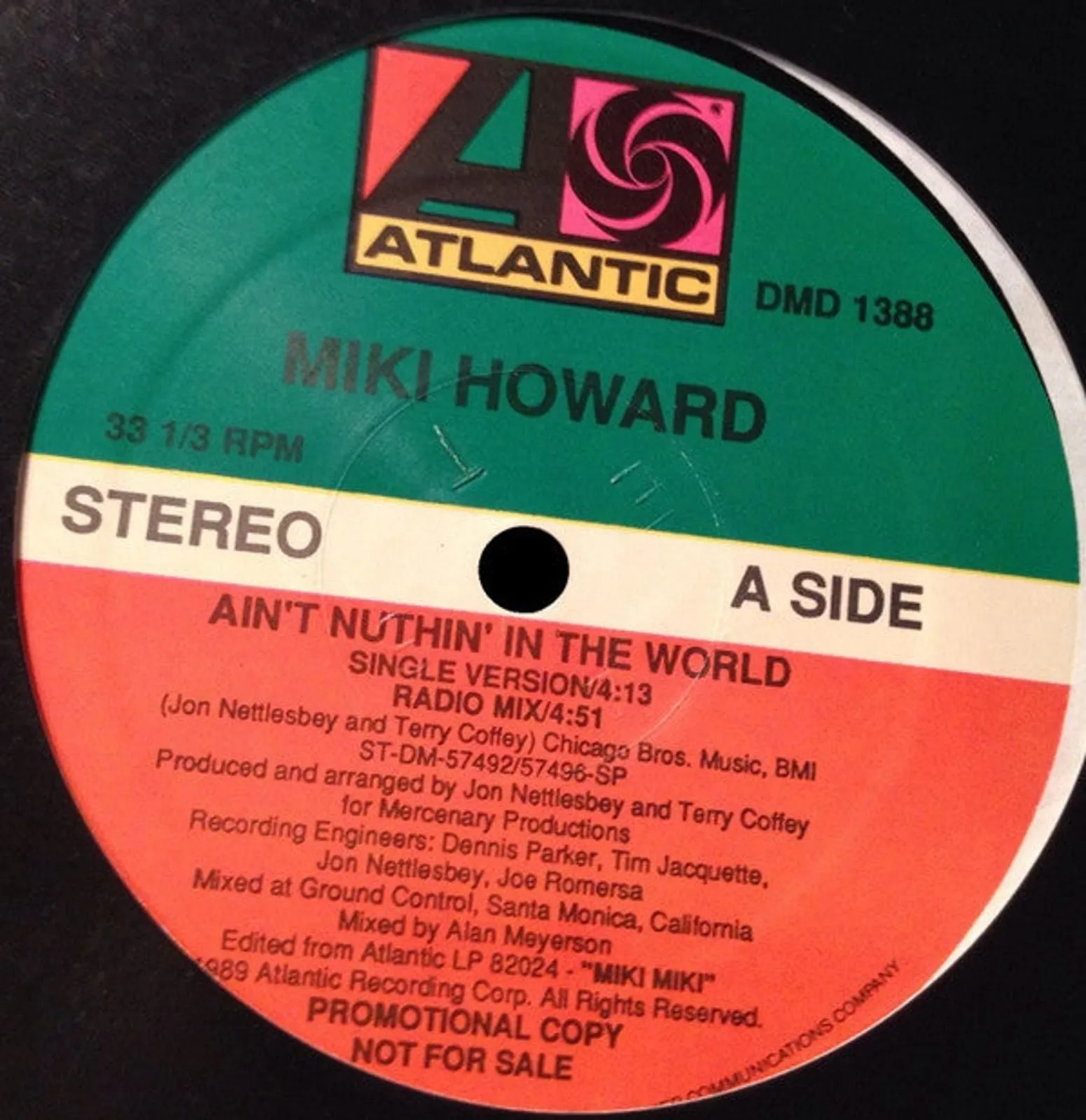 Product image for Miki Howard - Ain't Nuthin' In The World (12", Promo)