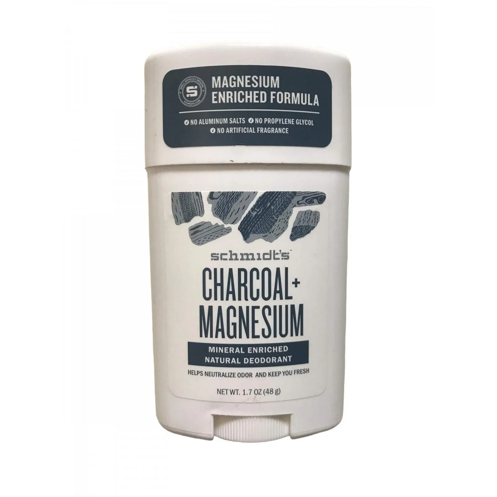 Product image for Schmidt's Natural Deodorant Charcoal + Magnesium 1.7 oz (48g)