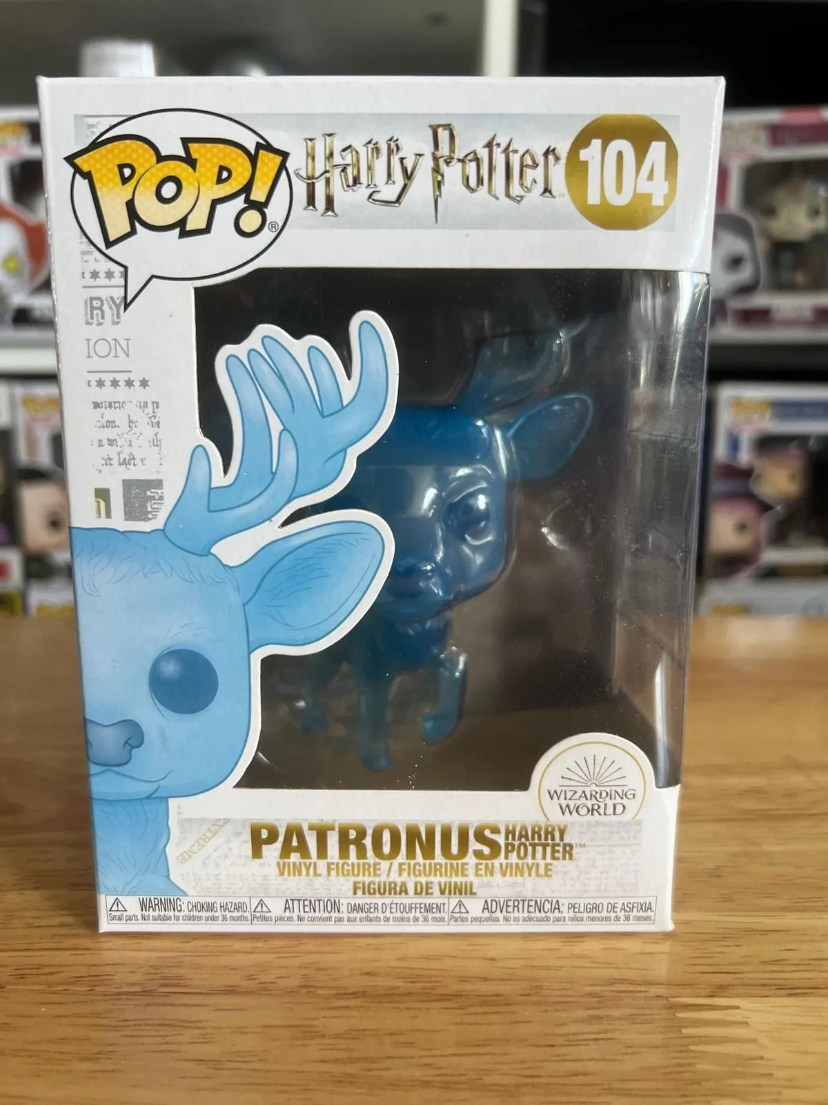 Product image for VAULTED Harry Potter Stag Patronus Funko Pop #104 Wizarding World Books Movies