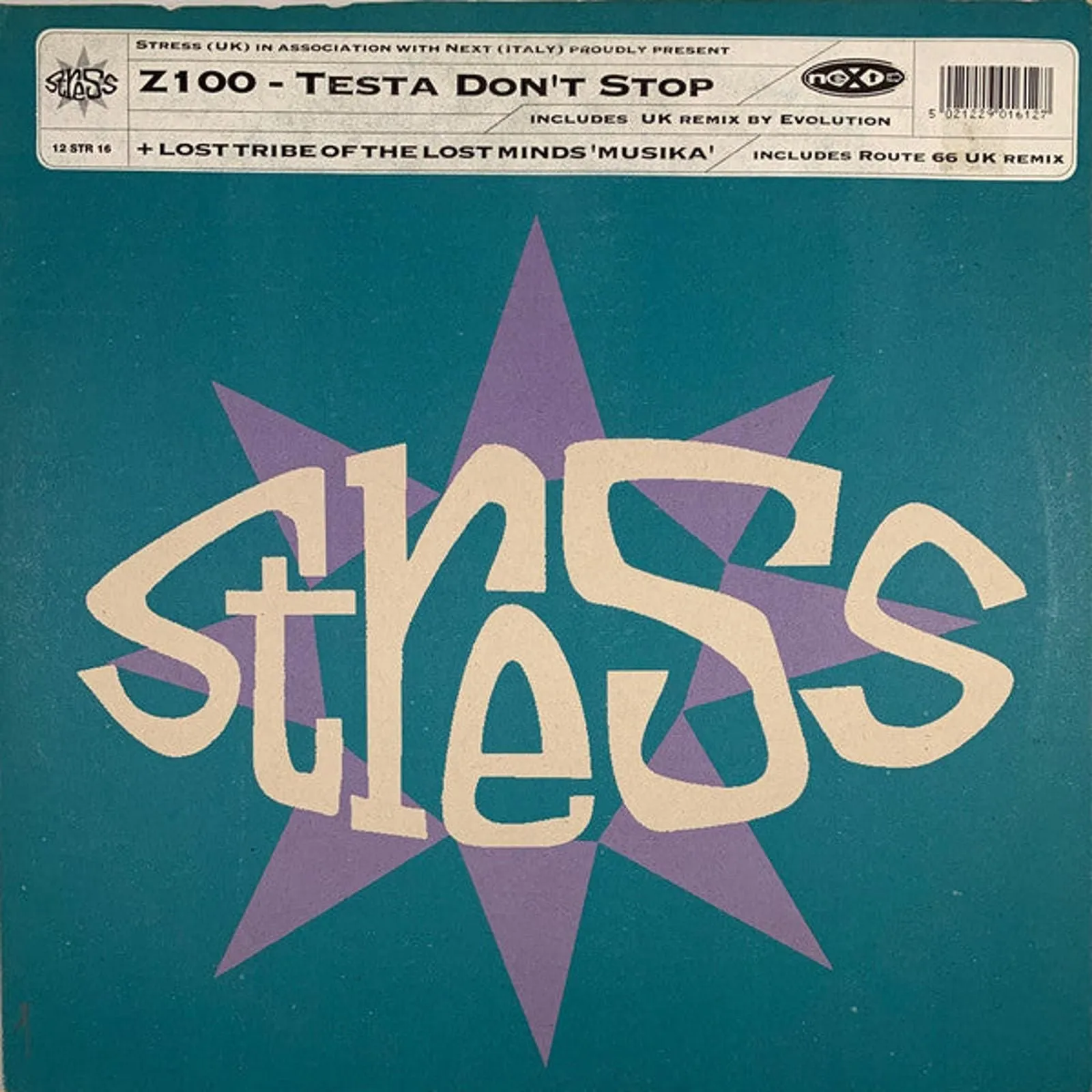 Product image for Z100 / Lost Tribe Of The Lost Minds* - Testa Don't Stop / Mu-sika (12")