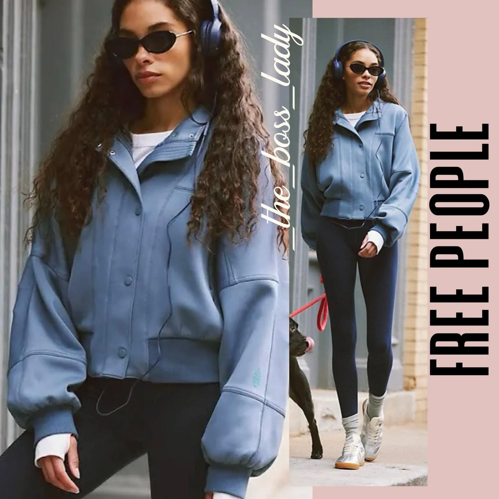 Product image for Free People jacket bomber utility activewear XL zip-up - Outerwear - XL - new-without-tags - Free People