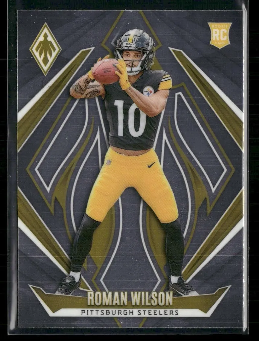Product image for 2024 Panini Phoenix #235 Roman Wilson Pittsburgh Steelers Rookie