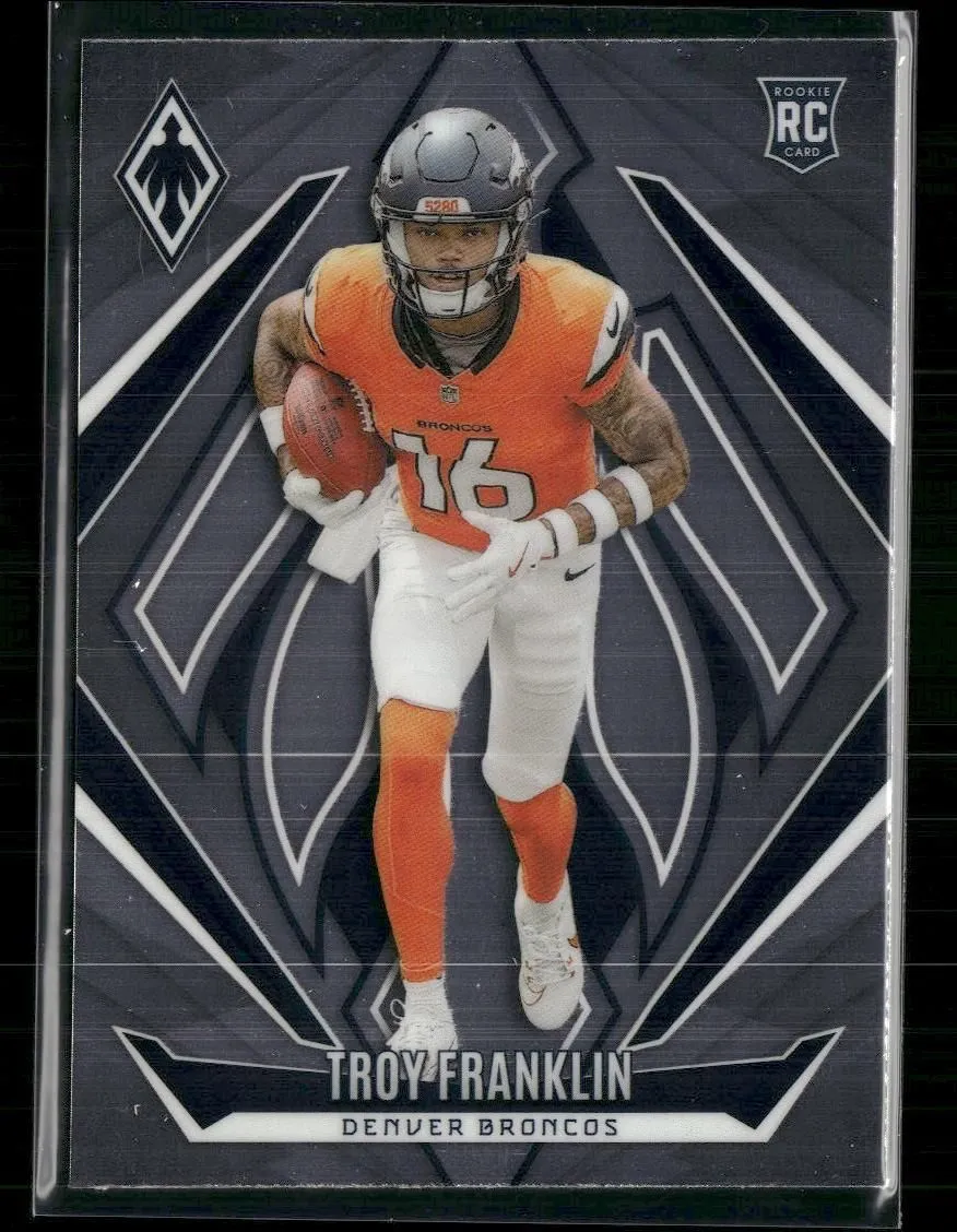 Product image for 2024 Panini Phoenix #244 Troy Franklin Denver Broncos Rookie