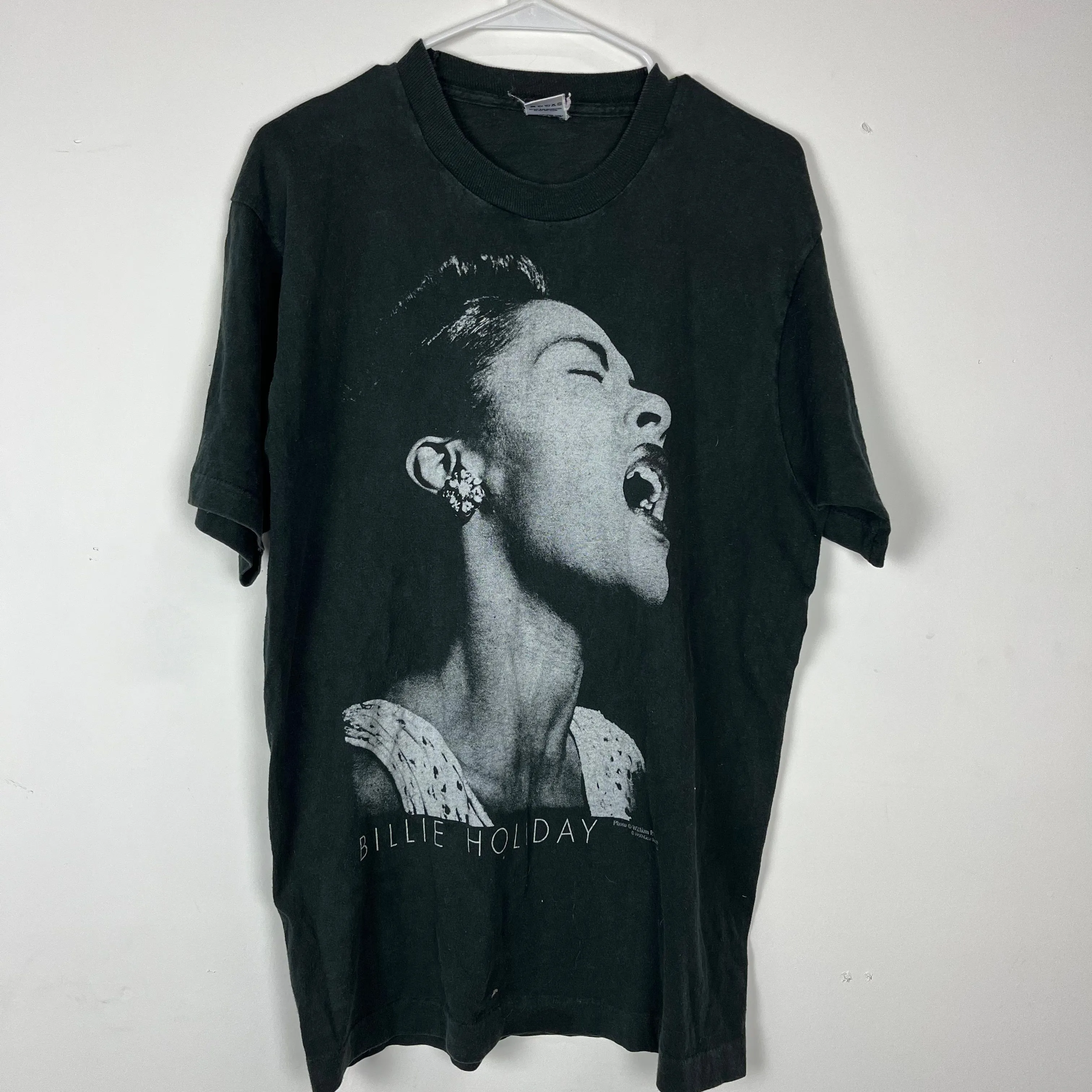 Product image for BILLIE HOLIDAY 90s RNB JAZZ MUSIC TEE LARGE