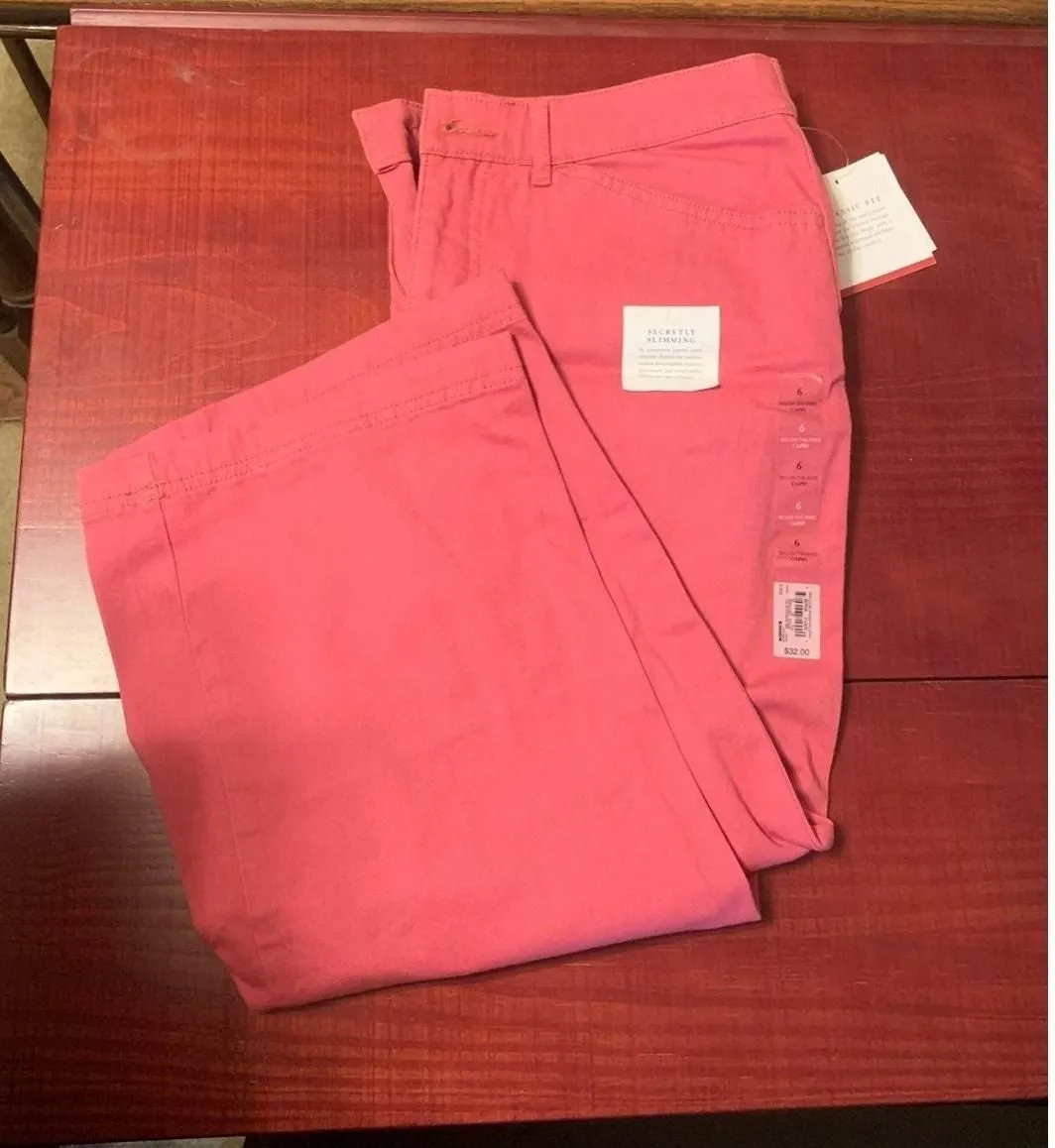 Product image for Women’s Croft & Barrow Capri Size 6 NWT - 6 - Bottoms - 30 - new-with-tags - Croft & Barrow