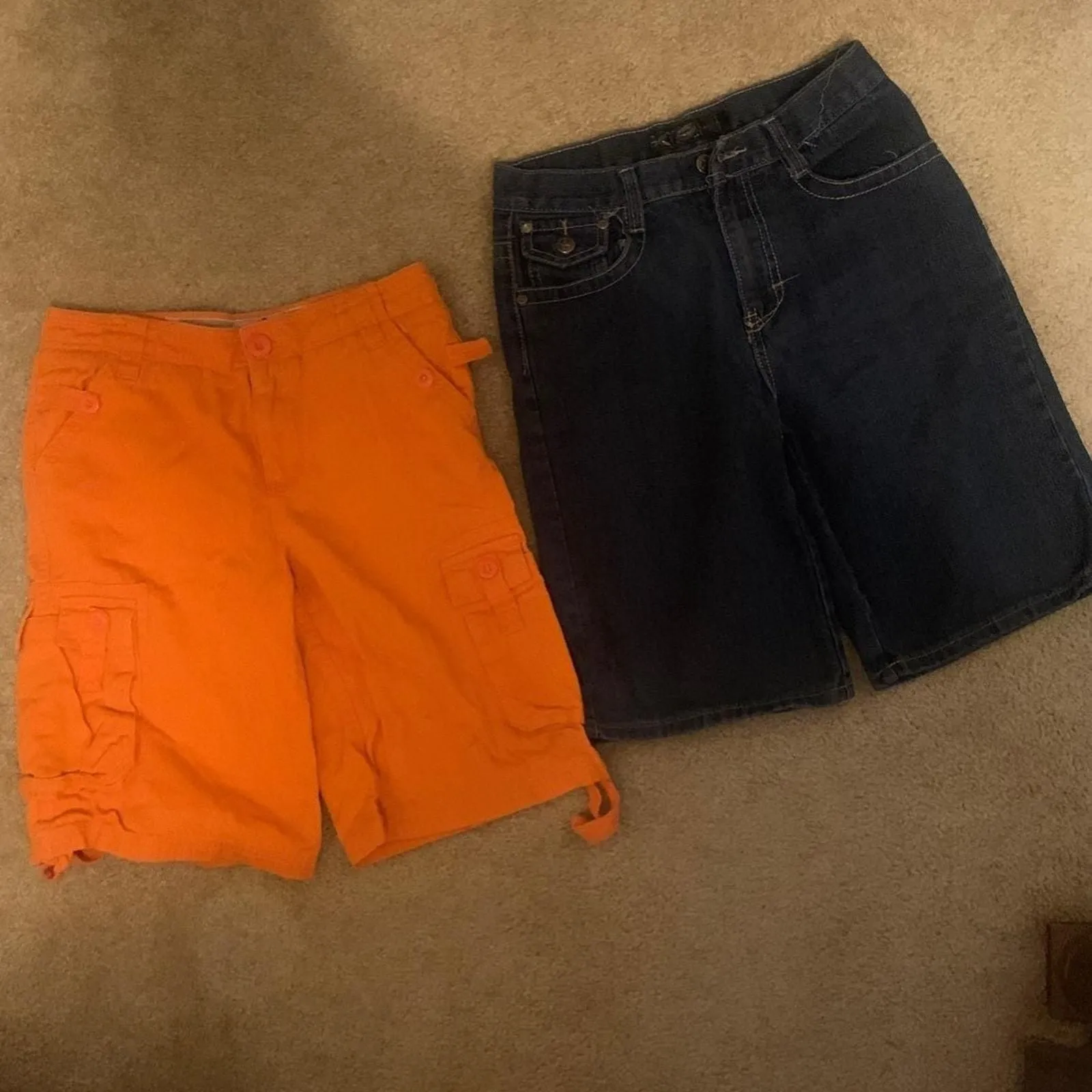 Product image for Women's Shorts Size10 Kaalu Euro Demin & Company 81 orange preowned - Kaalu