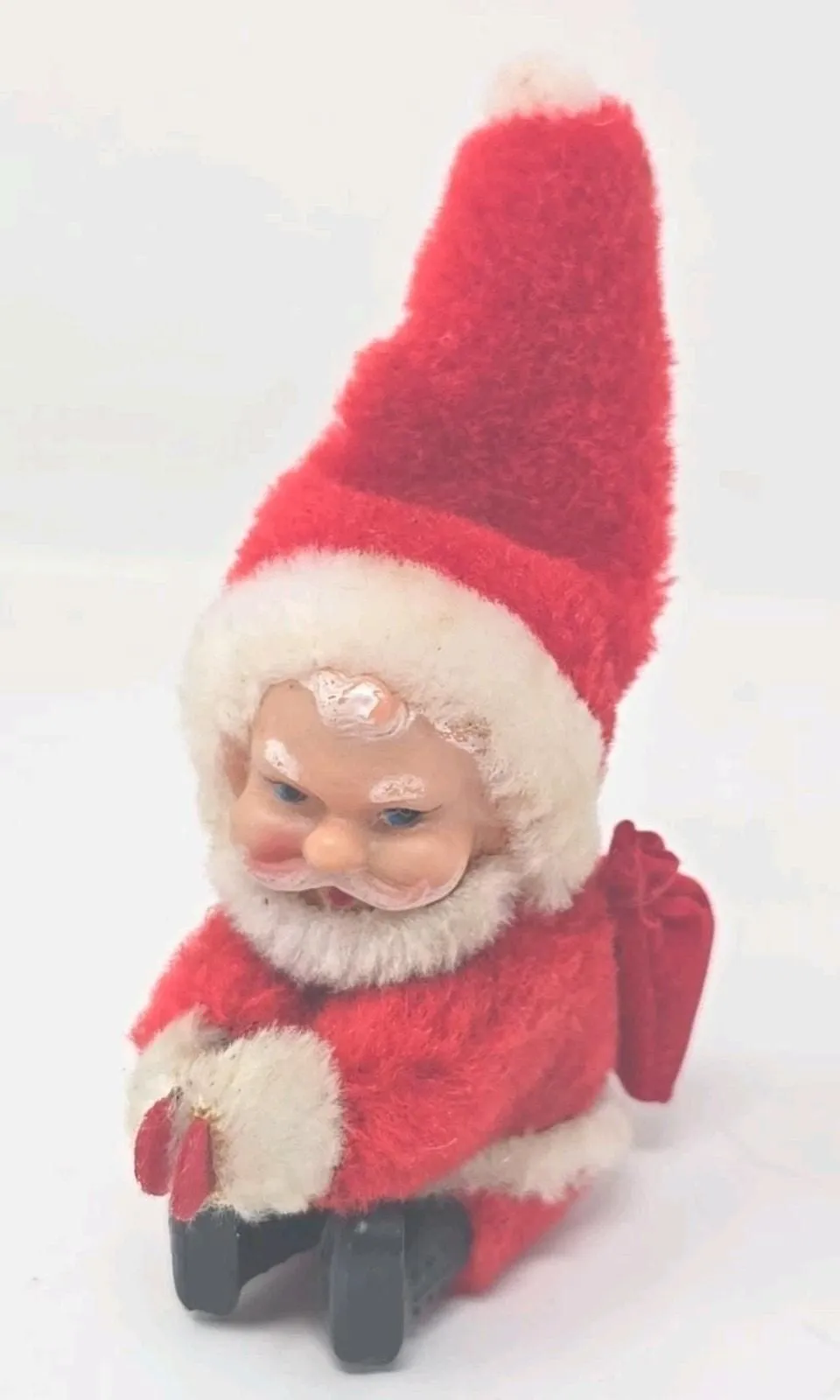 Product image for Vintage Santa Claus Clip-on Christmas Tree Hugger Ornament Pincher Hands U307
