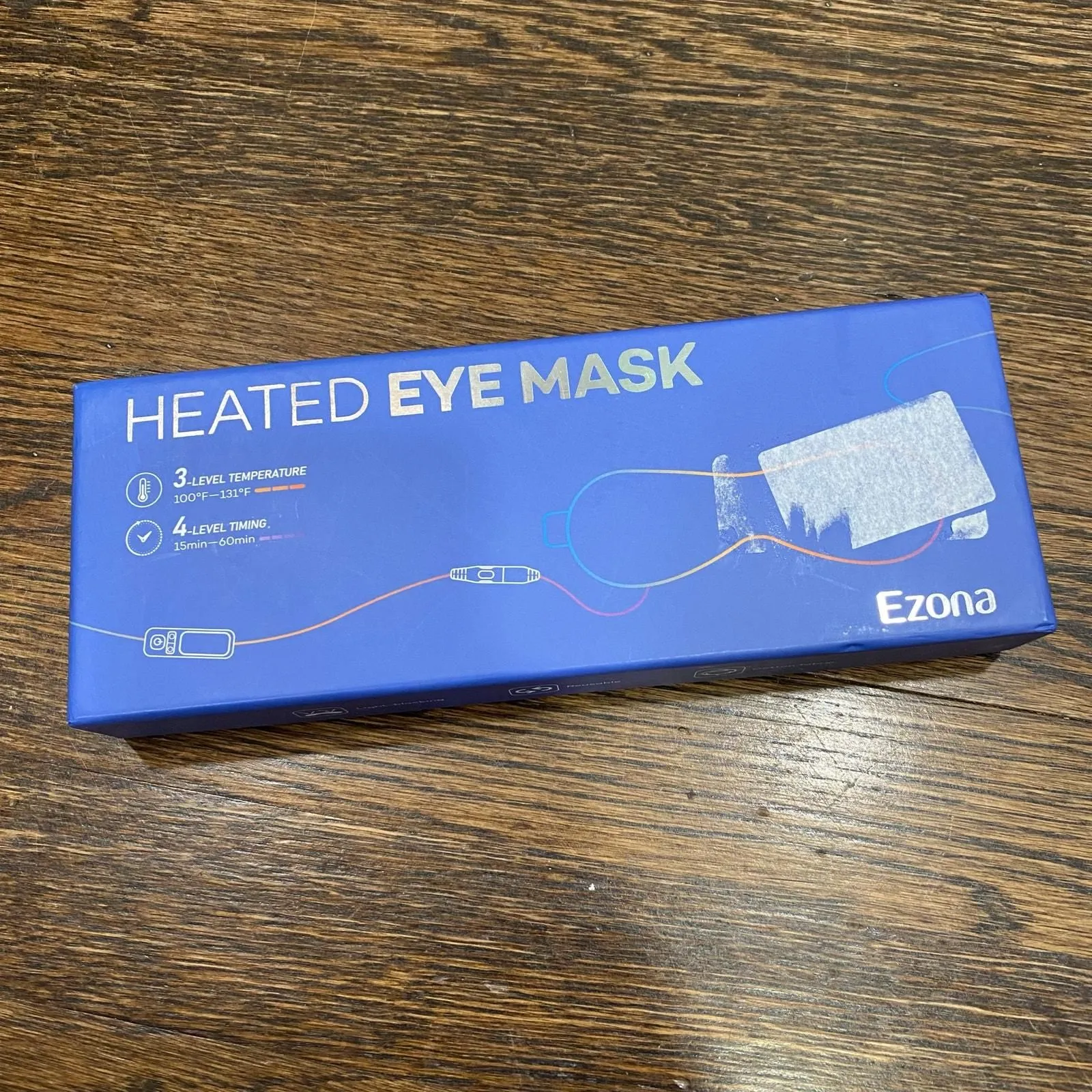 Product image for Ezona Heated Eye Mask New in Box Cotton Fabric USB Chargeable