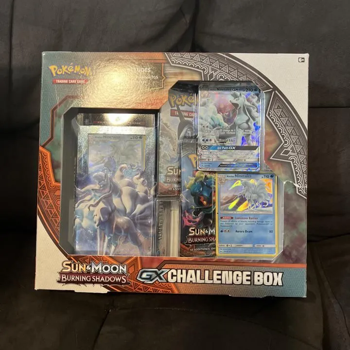 Product image for Sun & Moon Burning Shadows Challenge Box (Alolan Ninetales)