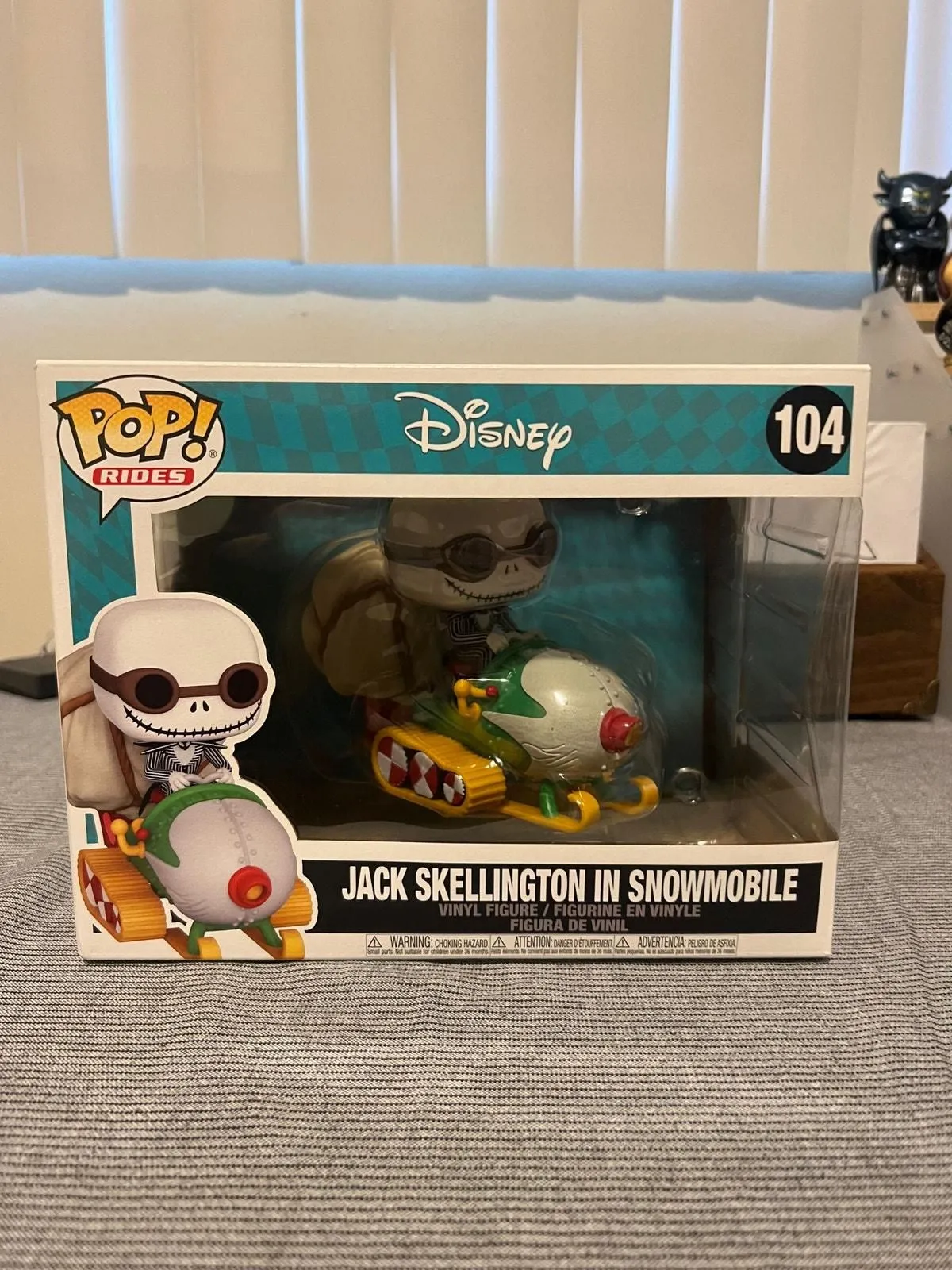 Product image for Jack Skellington Snowmobile Funko Pop RIDE #104 Nightmare Christmas Disney Movie