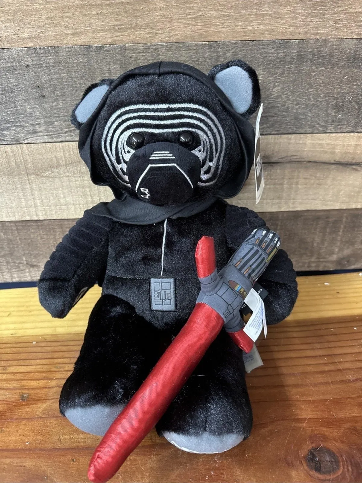 Product image for Build-A-Bear Star Wars 17" Kylo Ren The Force Awakens W/ Hood And Light Saber