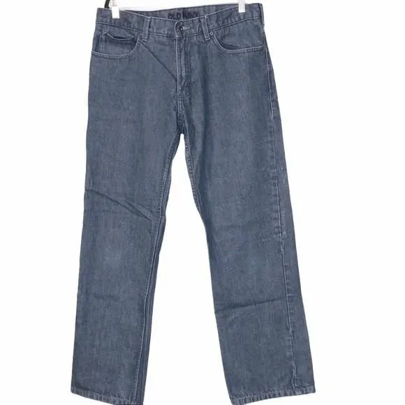Product image for NEW - Men’s OLD NAVY Straight Leg Medium Wash Jeans  - Size 34x32 NWOT