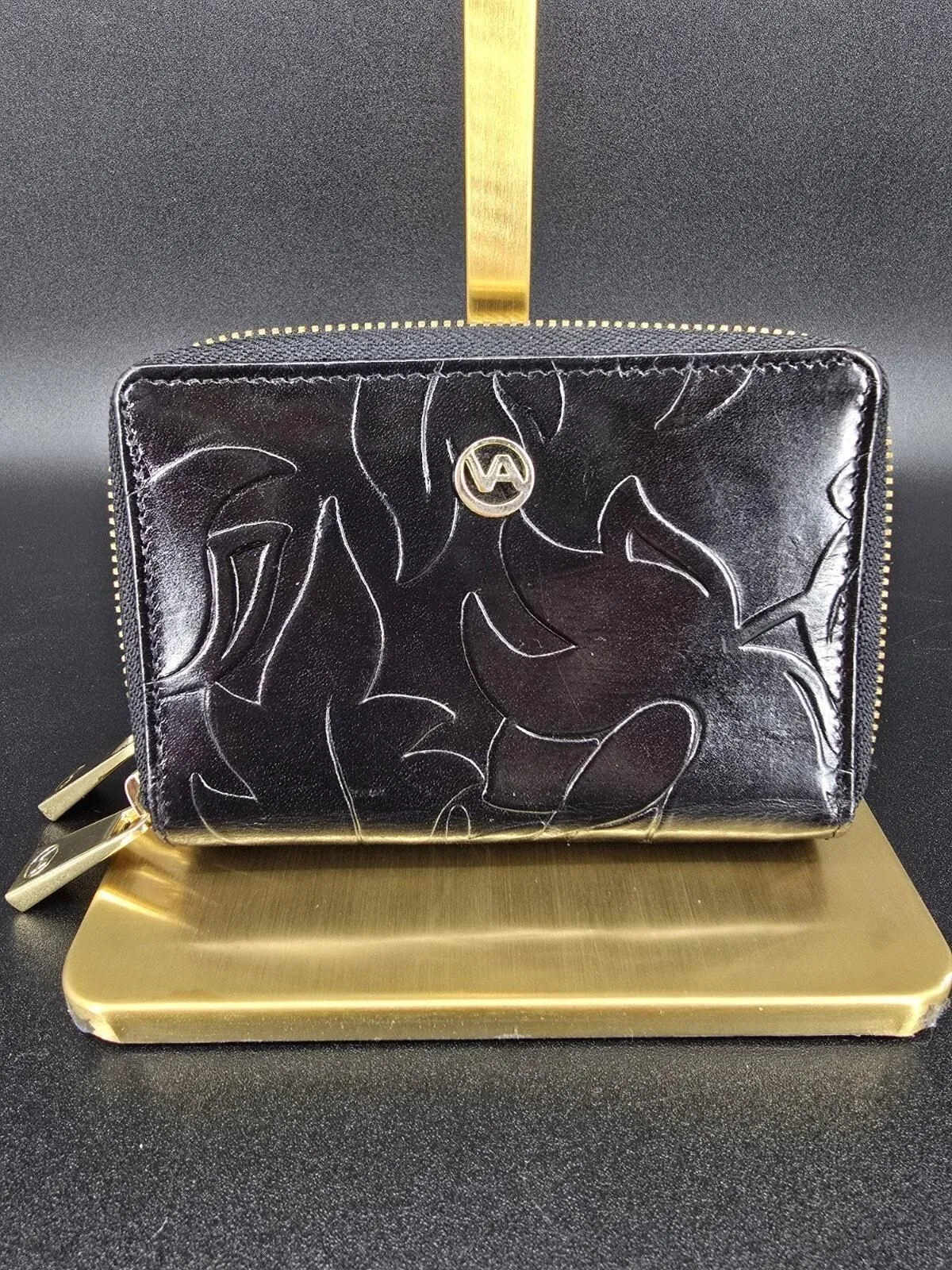 Product image for Valintina Leather Wallet Black