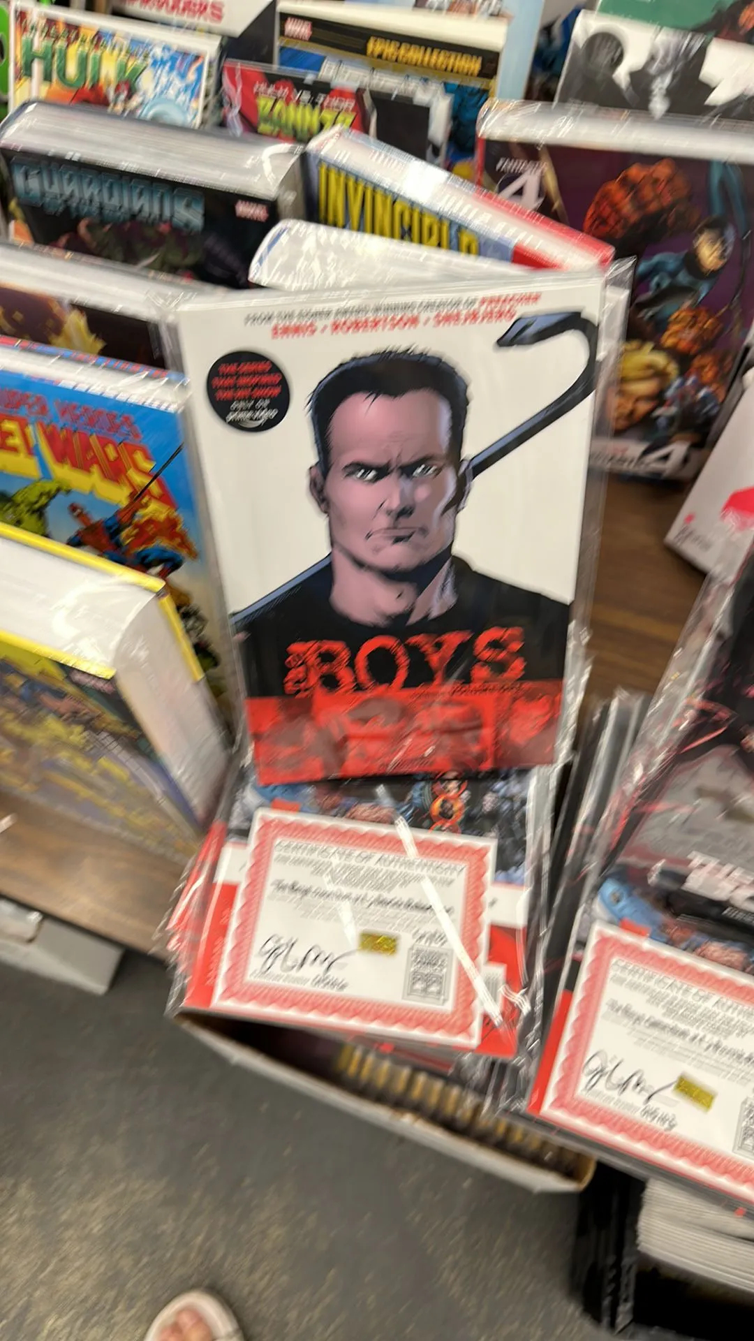 Product image for The Boys Omnibus Volume #1 signed with COA