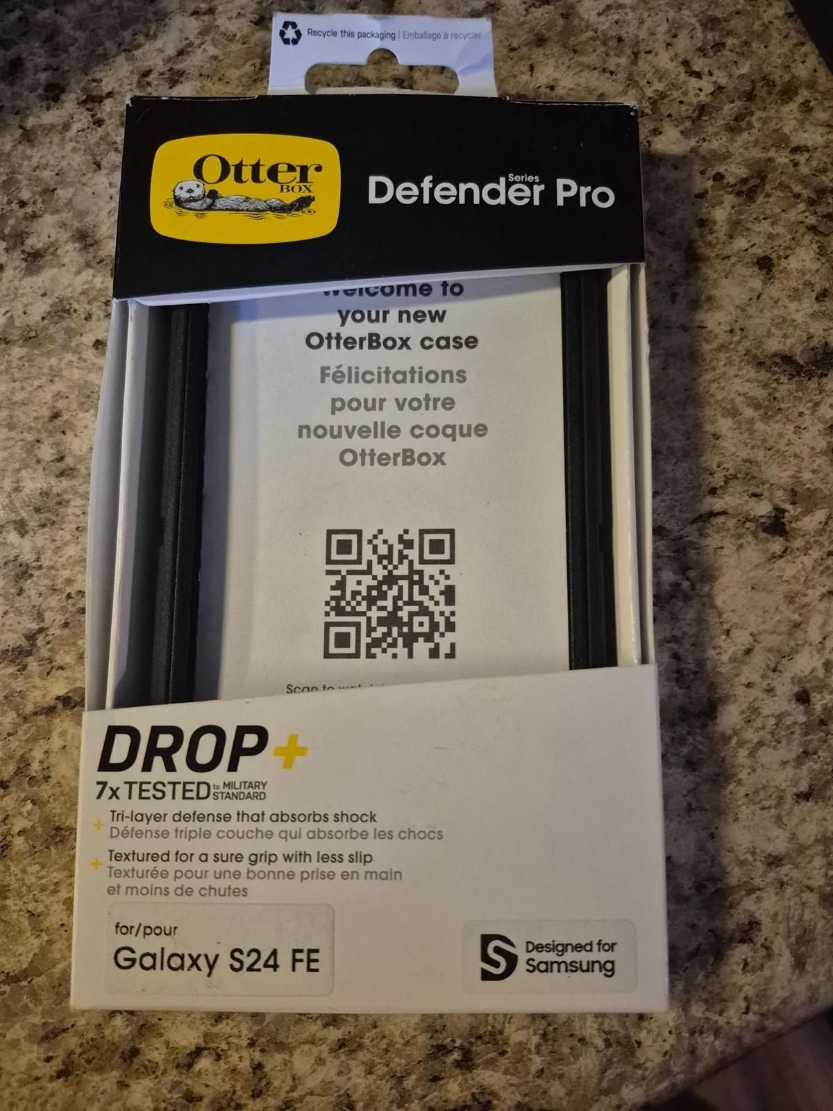 Product image for Otter Defender Pro Series 7x Drop TESTED Military  Standard  Phone Case for Samsung Galaxy S24 FE