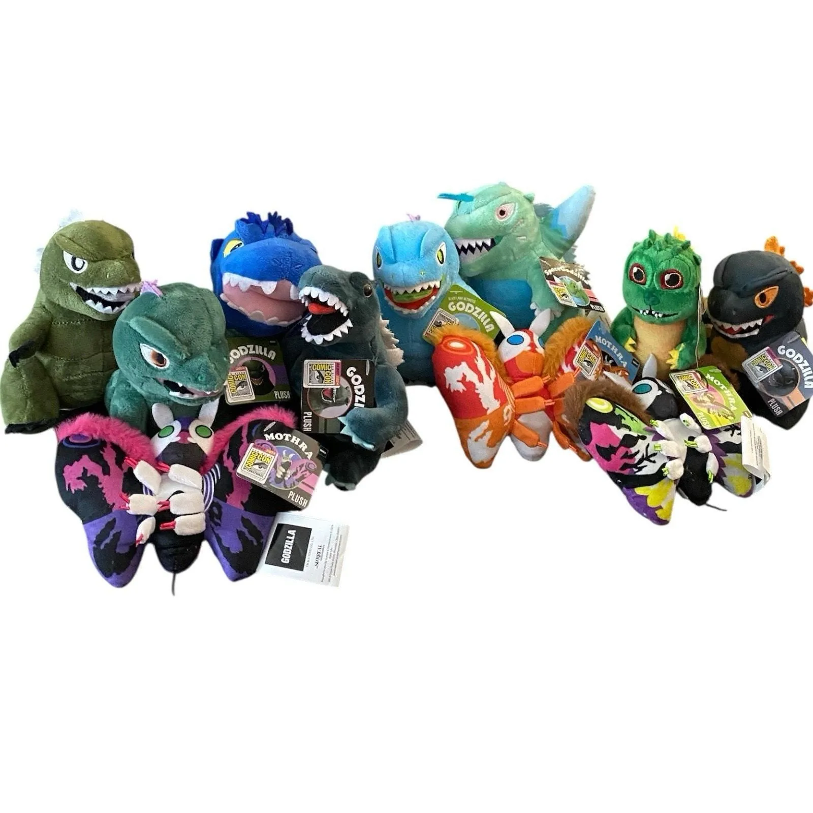 Product image for SDCC 2024 UCC Exclusive - Godzilla & MOTHRA - Plush Set of 11 Pieces