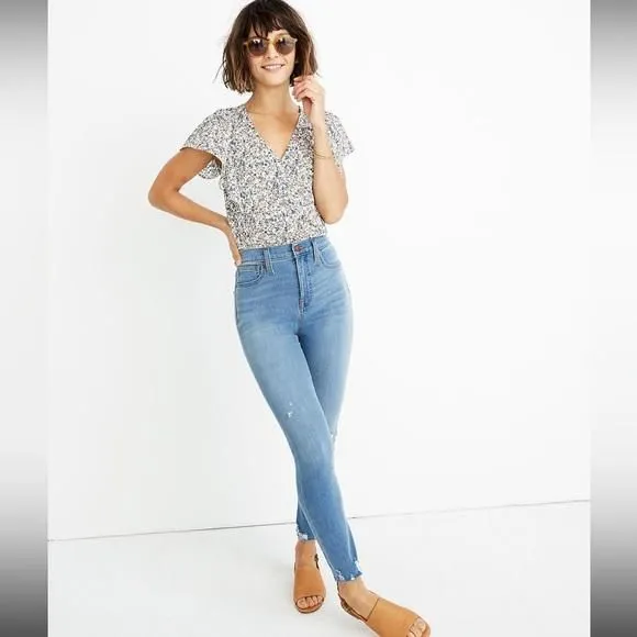 Product image for LIKE NEW Madewell 10” High Rise Roadtripper Jeggings Petite Jeans Size 24P