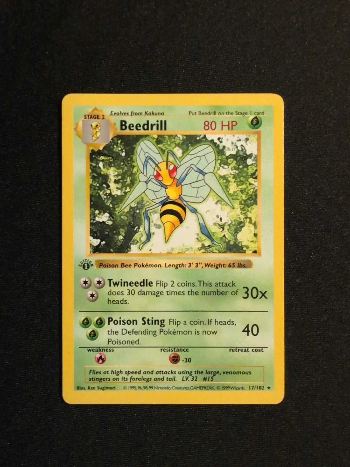 Beedrill 017/102 1st Edition Base Set (Shadowless)  Whatnot: Shop, Sell,  Connect