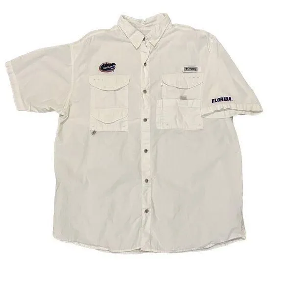 Product image for Columbia Men’s Embroidered Collegiate PFG Bahama II Florida Gators Size X-Large