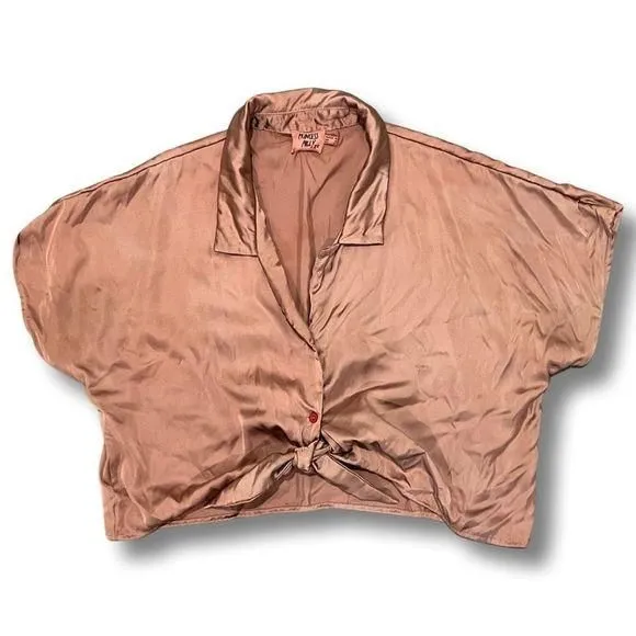 Product image for Princess Polly Tie Button Down Top Size 12