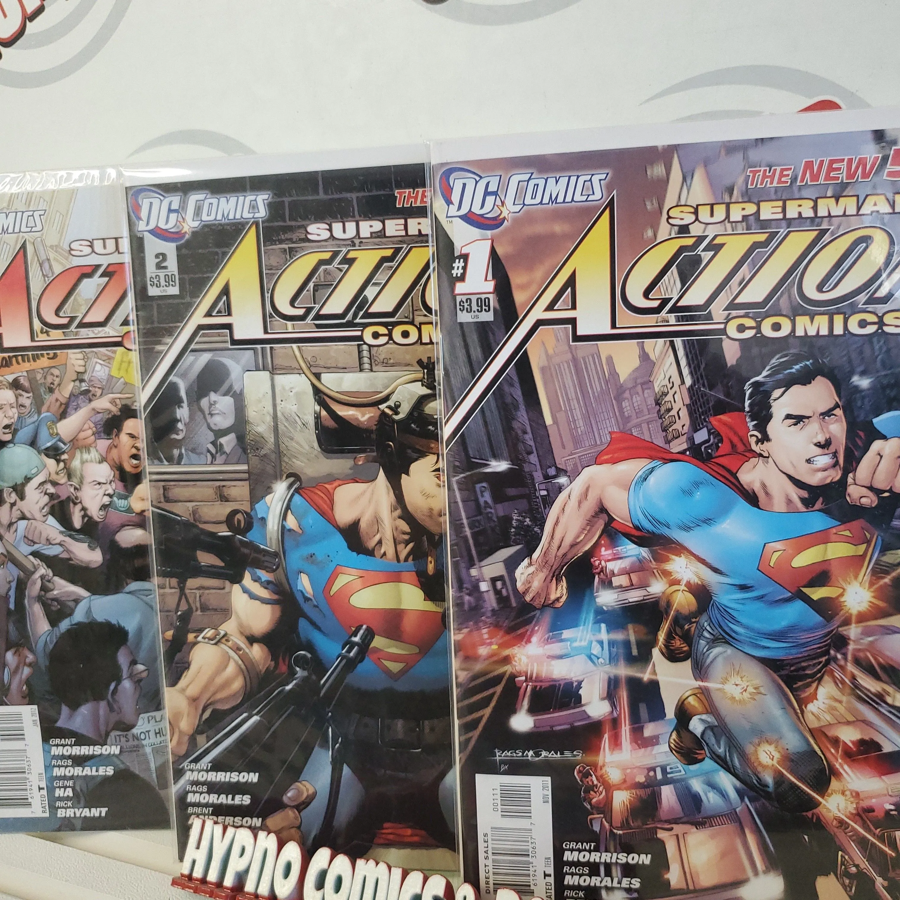 Product image for Action Comics #1,2,3 New 52 Grant Morrison New 52 First Print NM DC
