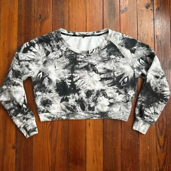 Product image for Balance Athletics (Vitality) 3d spellout tie dye crop sweatshirt sz Large