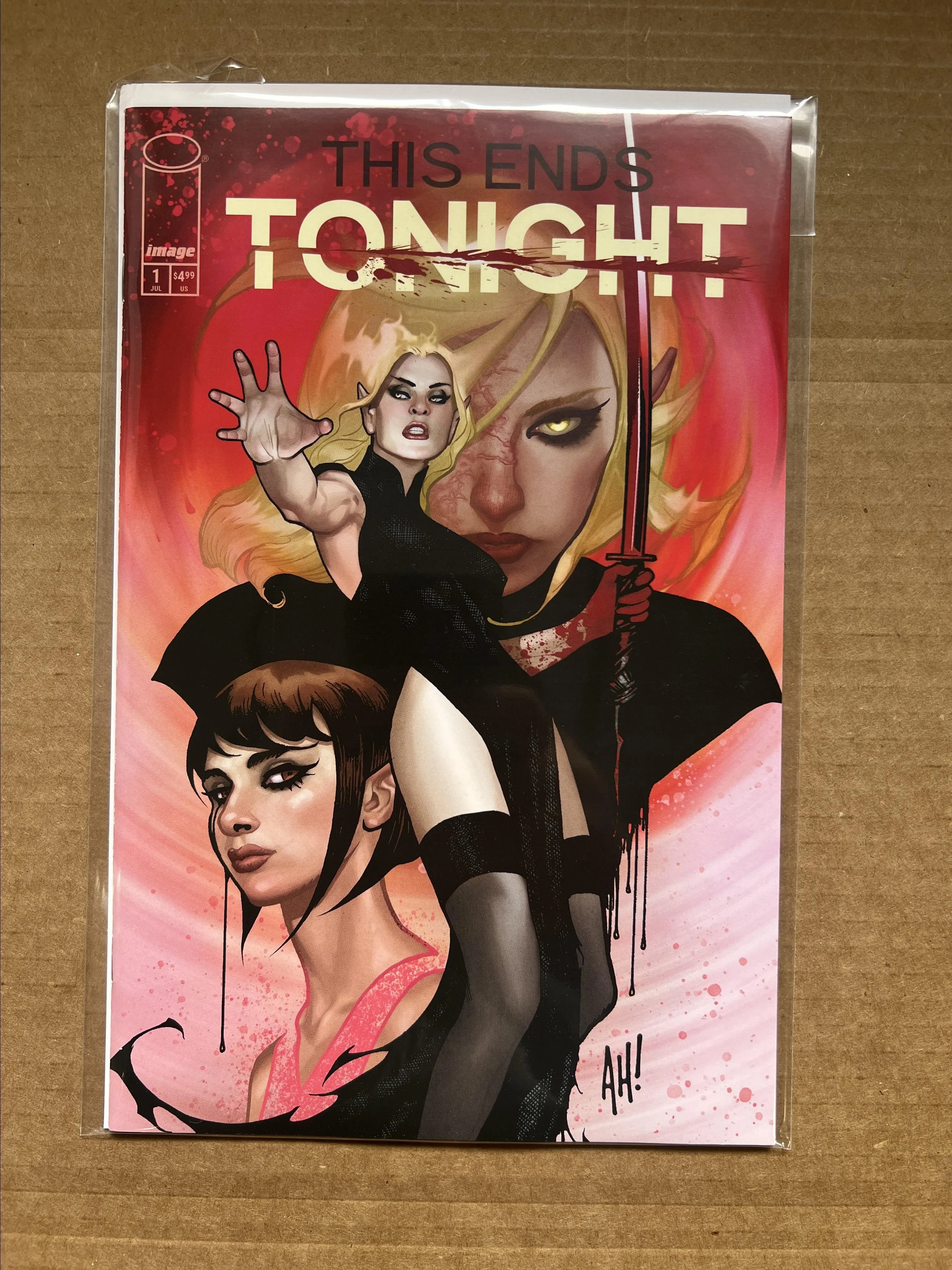 Product image for THIS ENDS TONIGHT #1 1:25 ADAM HUGHES INCENTIVE VARIANT
