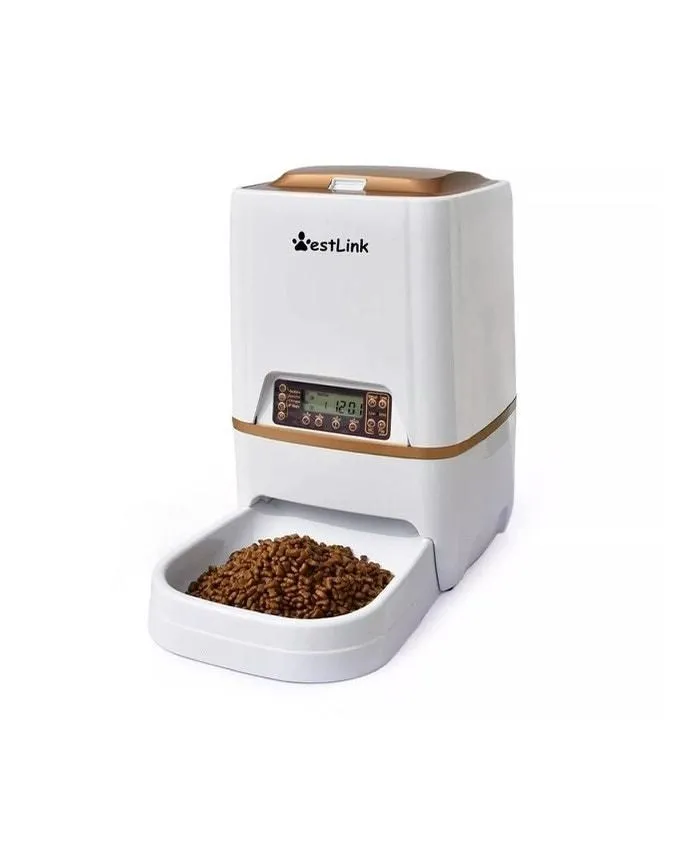 Product image for Westlink 6L Automatic Pet Feeder Food Dispenser Cat Dog Voice Recorder and Timer