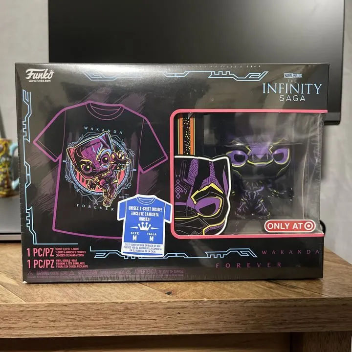 Product image for Black Panther (Black Light) and Tee