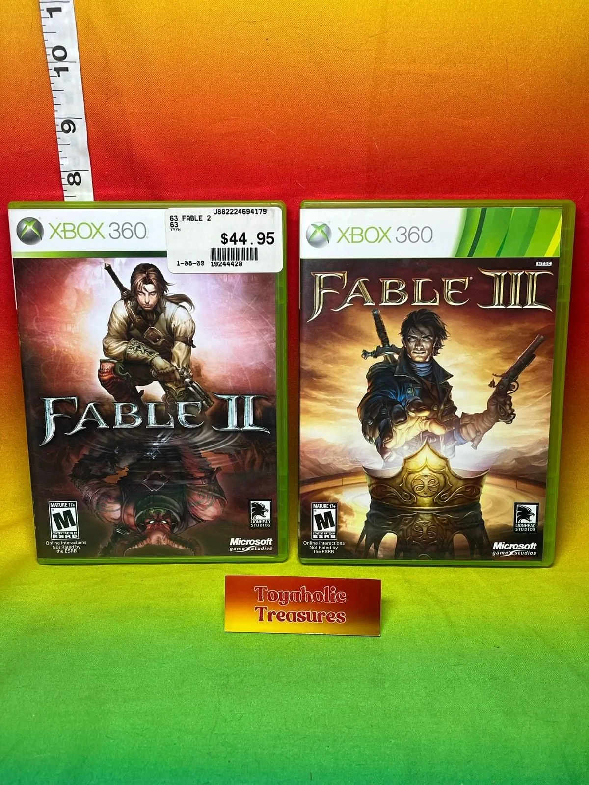 Product image for Fable II 2 & Fable III 3 Xbox 360 Games