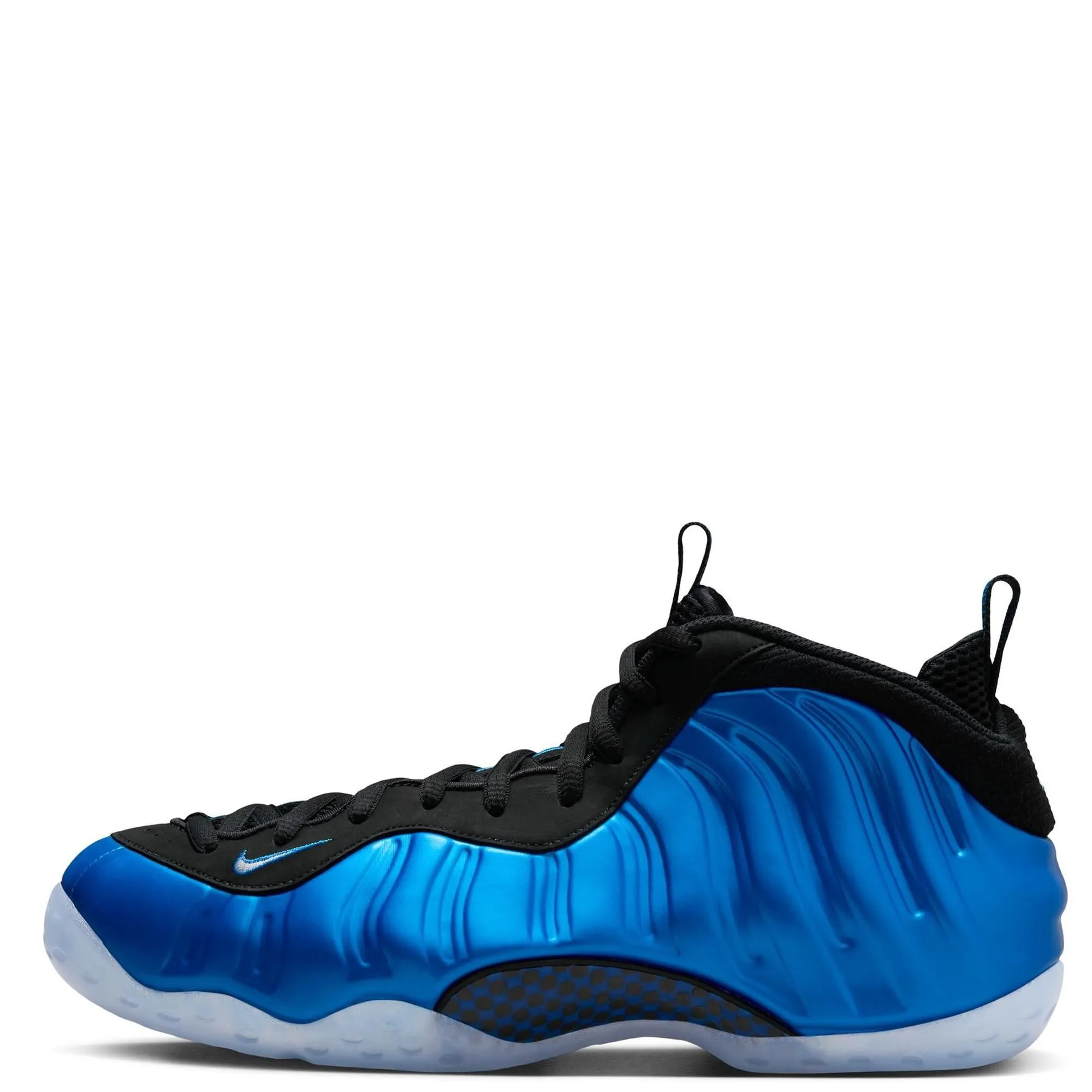 Product image for Nike Mens Air Foamposite One Trainers Dark Neon Royal White Black Clear in Blue, 9.5