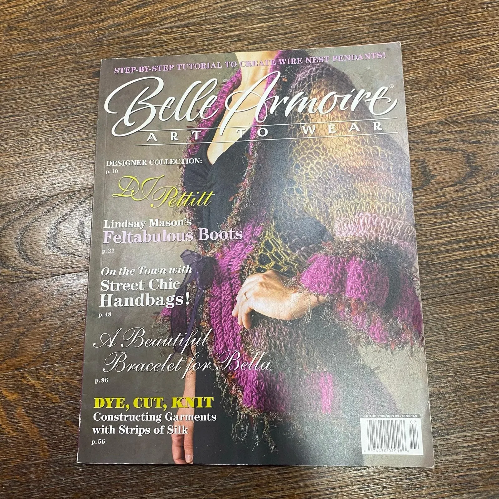 Product image for Belle Armoire Magazine Art to Wear July / August 2008 Stampington & Company