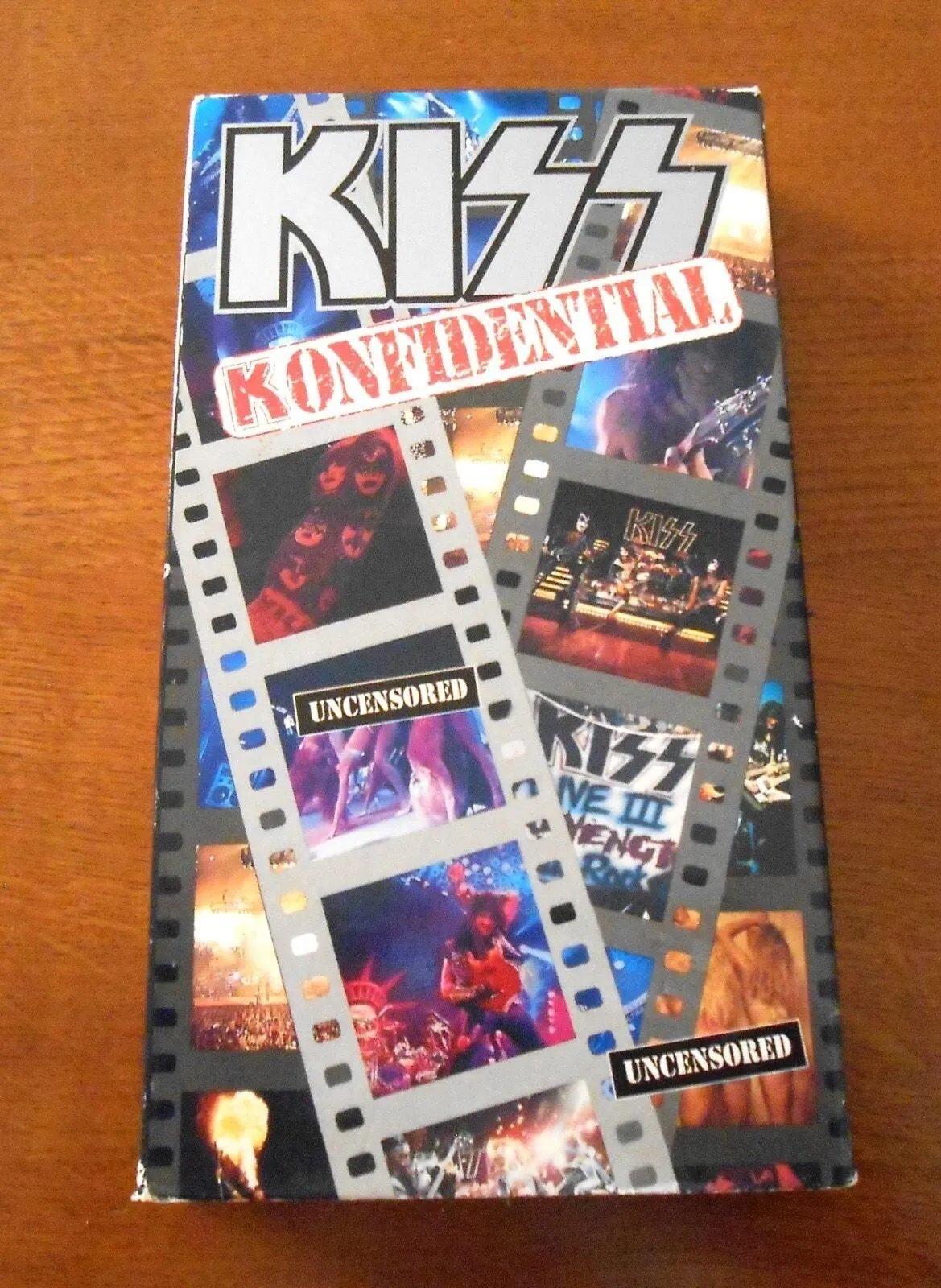 Product image for KISS Konfidential HI-FI Stereo Digitally Mastered VHS Tape 1993