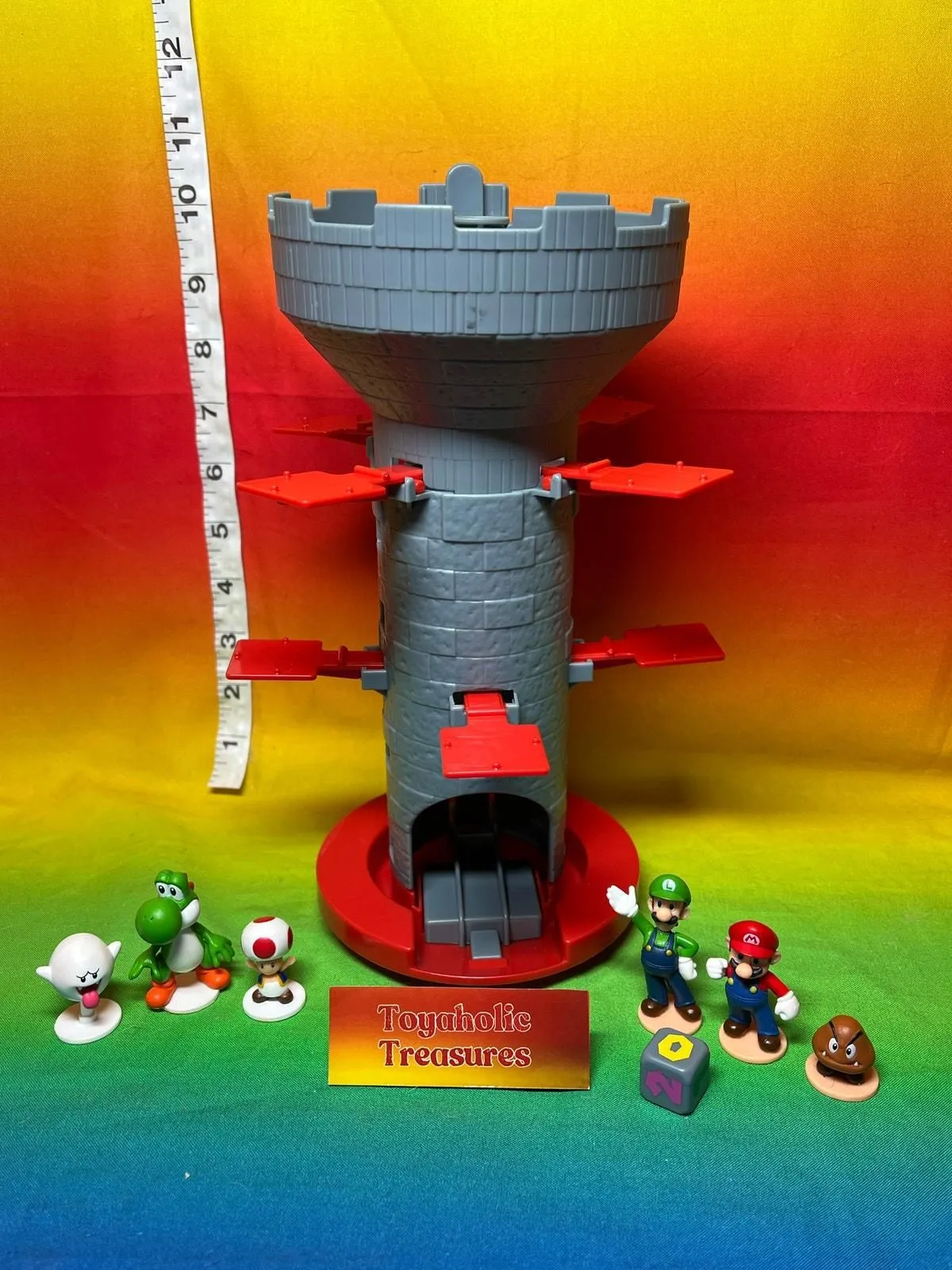 Product image for Super Mario Blow Up Shaky Tower Playset