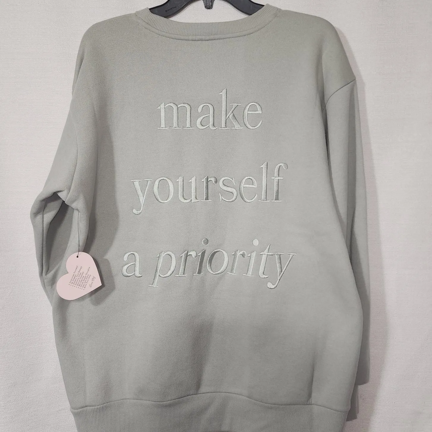 Product image for Self love Sweatshirt women's large by Cotton classic - new-with-tags - cotton classic