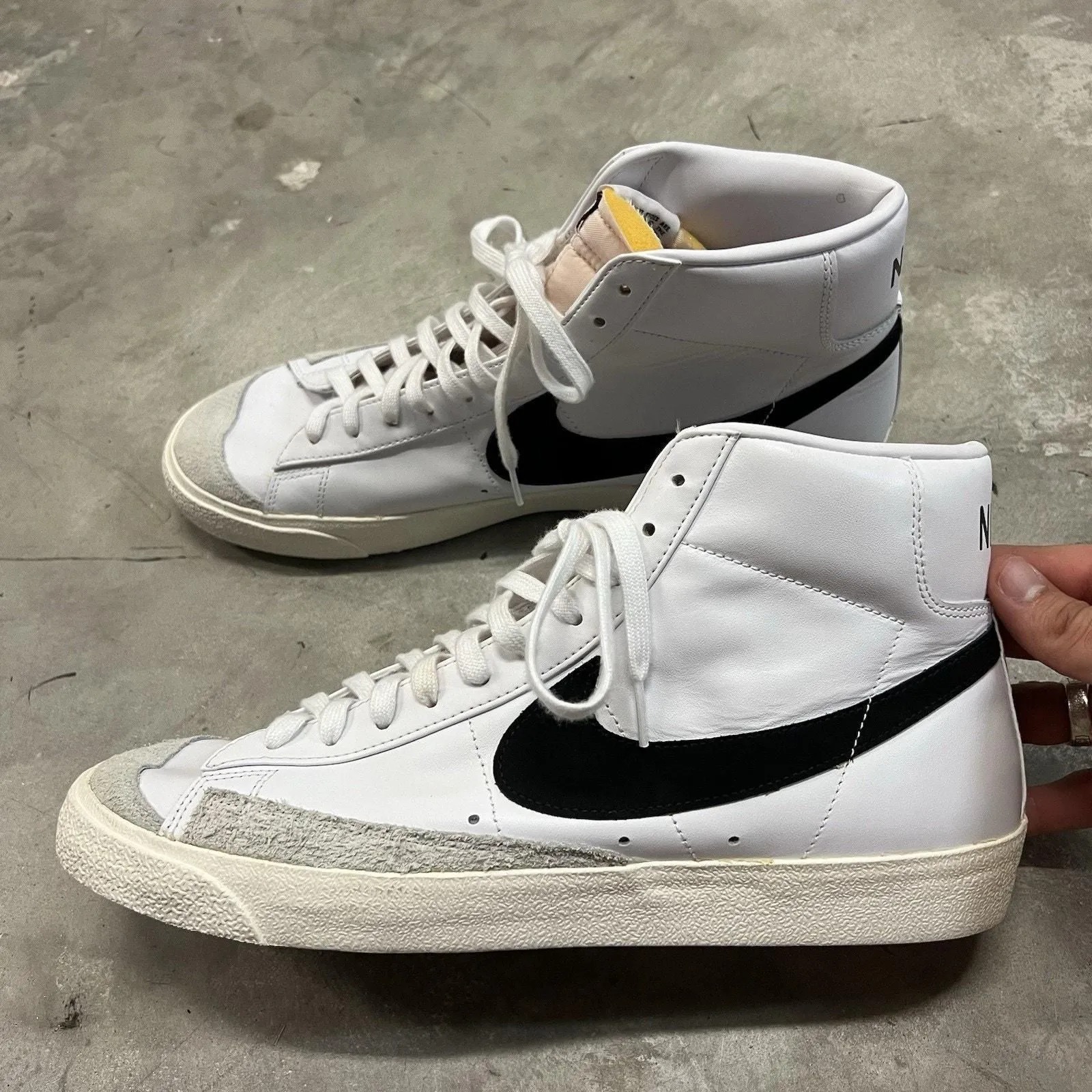Product image for Nike Blazer Mid '77 Vintage White Black BQ6806-100 New Men's Shoes Size 13 - Nike