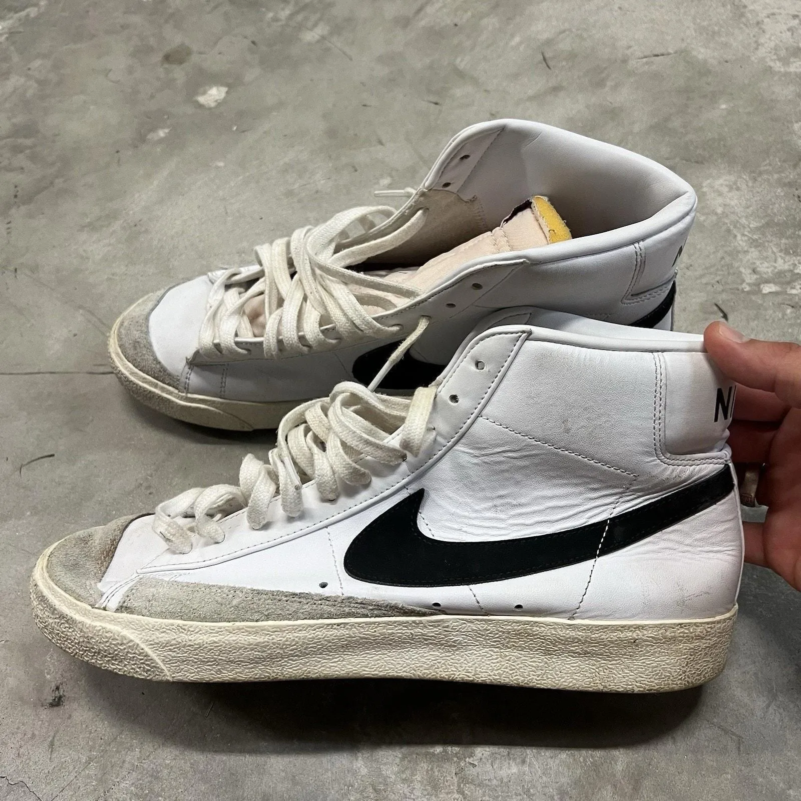 Product image for Nike Blazer Mid '77 Vintage White Black BQ6806-100 New Men's Shoes Size 12.5 - Nike