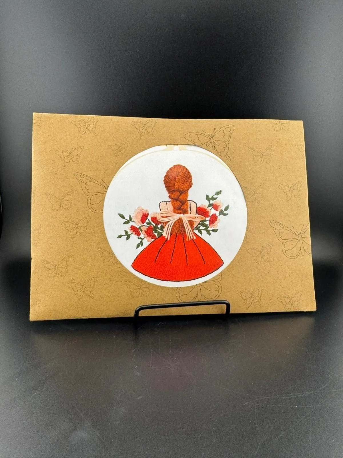 Product image for New Redhead in a Red Dress Embroidery Kit