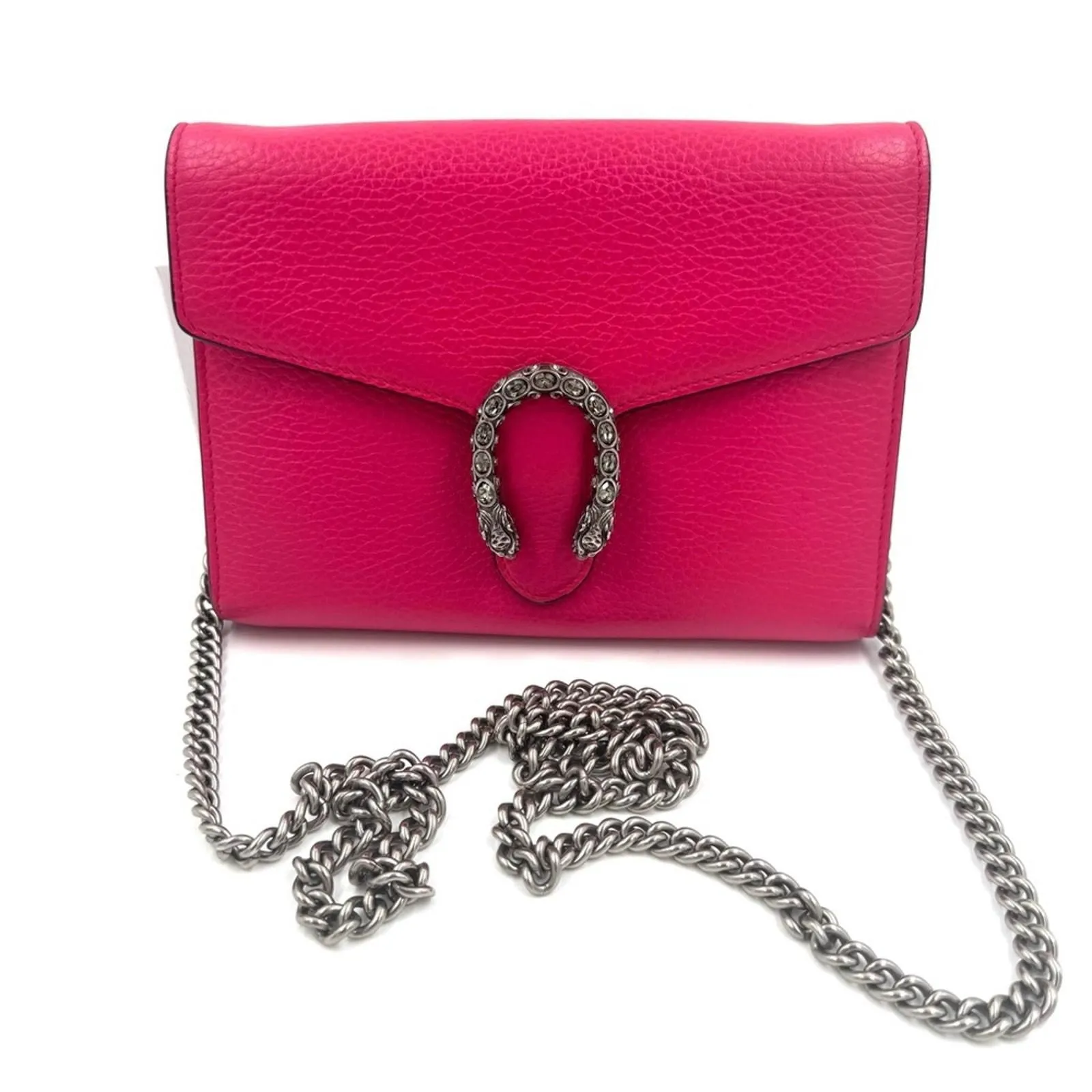 Product image for 501 Gucci Pink Dionysus Wallet on Chain EUC